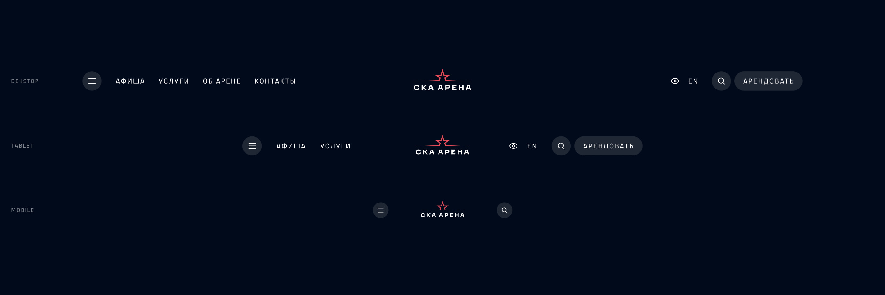 СКА Арена — разработка сайта — Изображение №8 — Интерфейсы на Dprofile