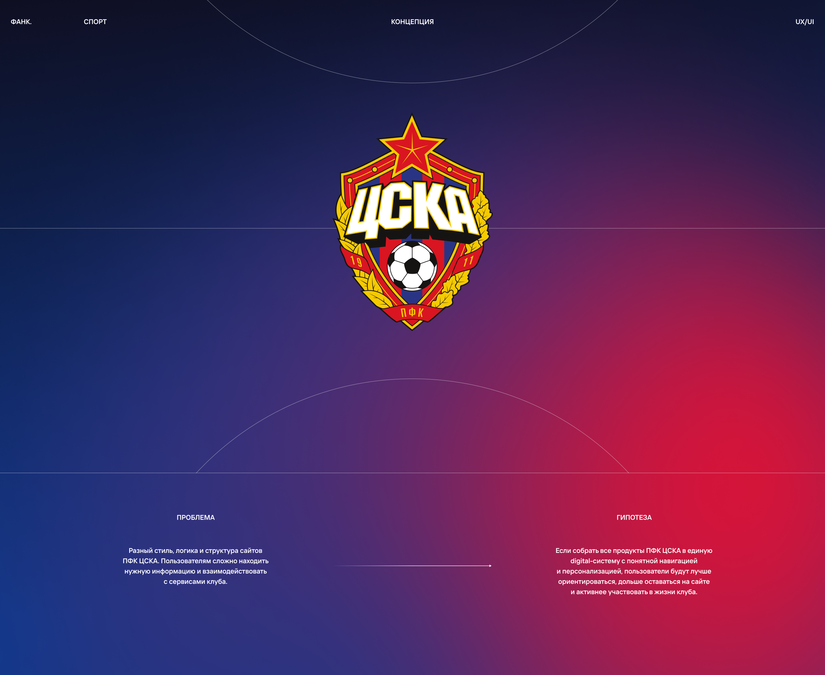 ПФК ЦСКА — концепция обновления семейства сайтов — Изображение №1 — Интерфейсы на Dprofile