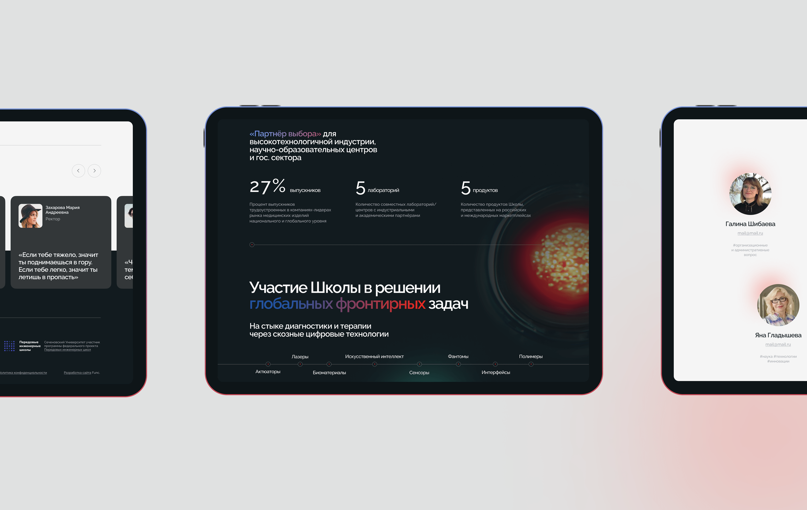 Сеченовский университет — дизайн сайта — Изображение №7 — Интерфейсы на Dprofile