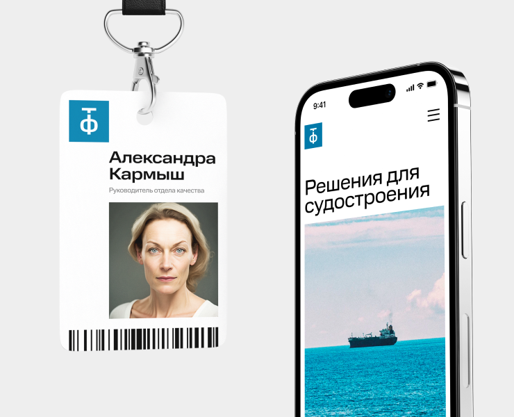 Технофлот — брендинг и дизайн сайта — Интерфейсы, Брендинг на Dprofile