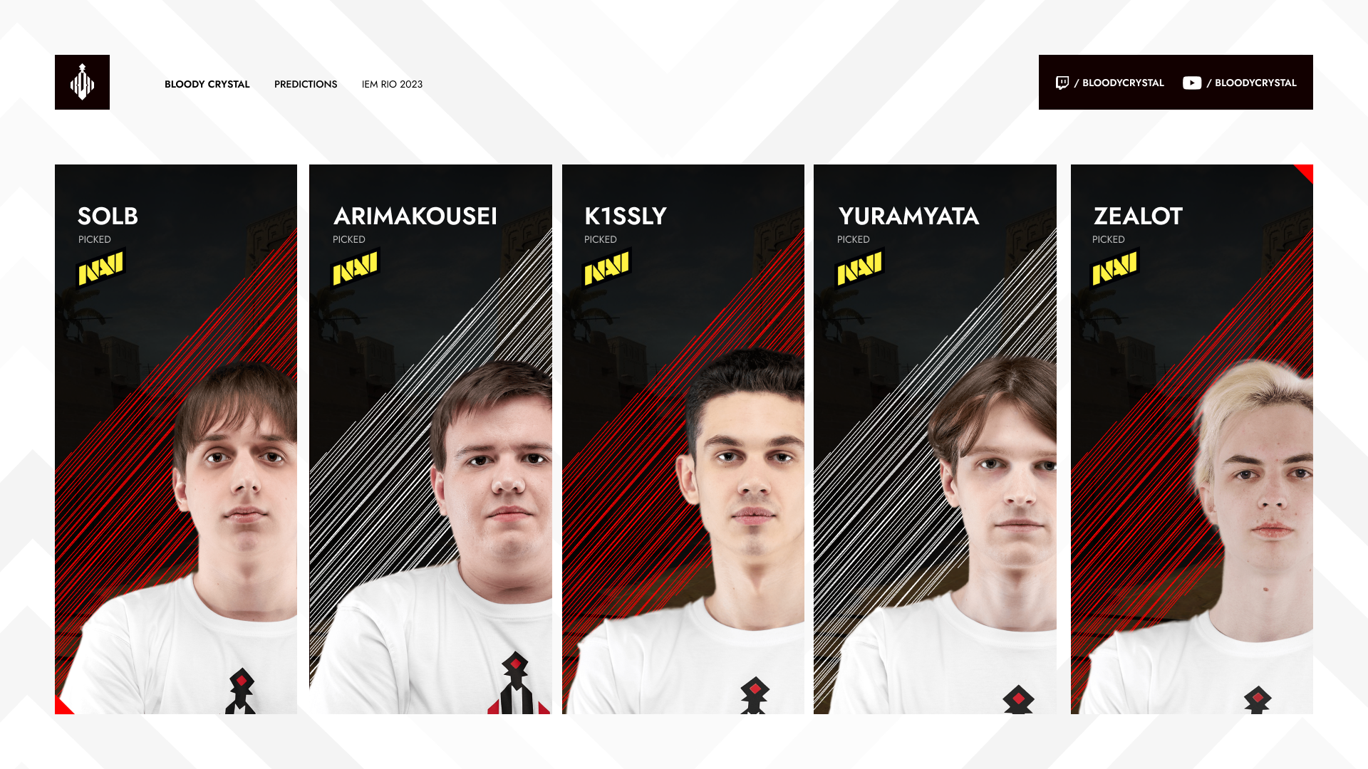 BLOODY CRYSTAL ESPORTS | IDENTITY 2023 — Изображение №16 — Брендинг, Маркетинг на Dprofile