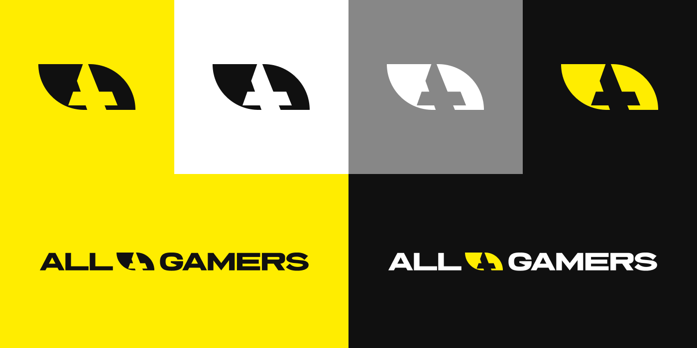 All4Gamers Logotype — Изображение №11 — Брендинг, Маркетинг на Dprofile