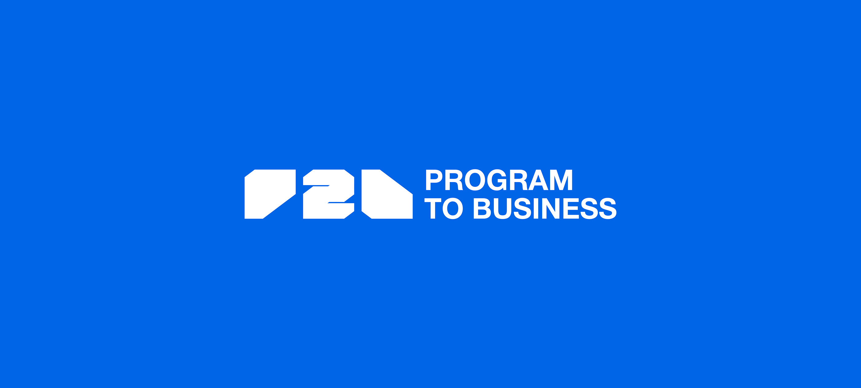 P2B - Program to Business | Branding & Identity — Изображение №2 — Брендинг, Графика на Dprofile