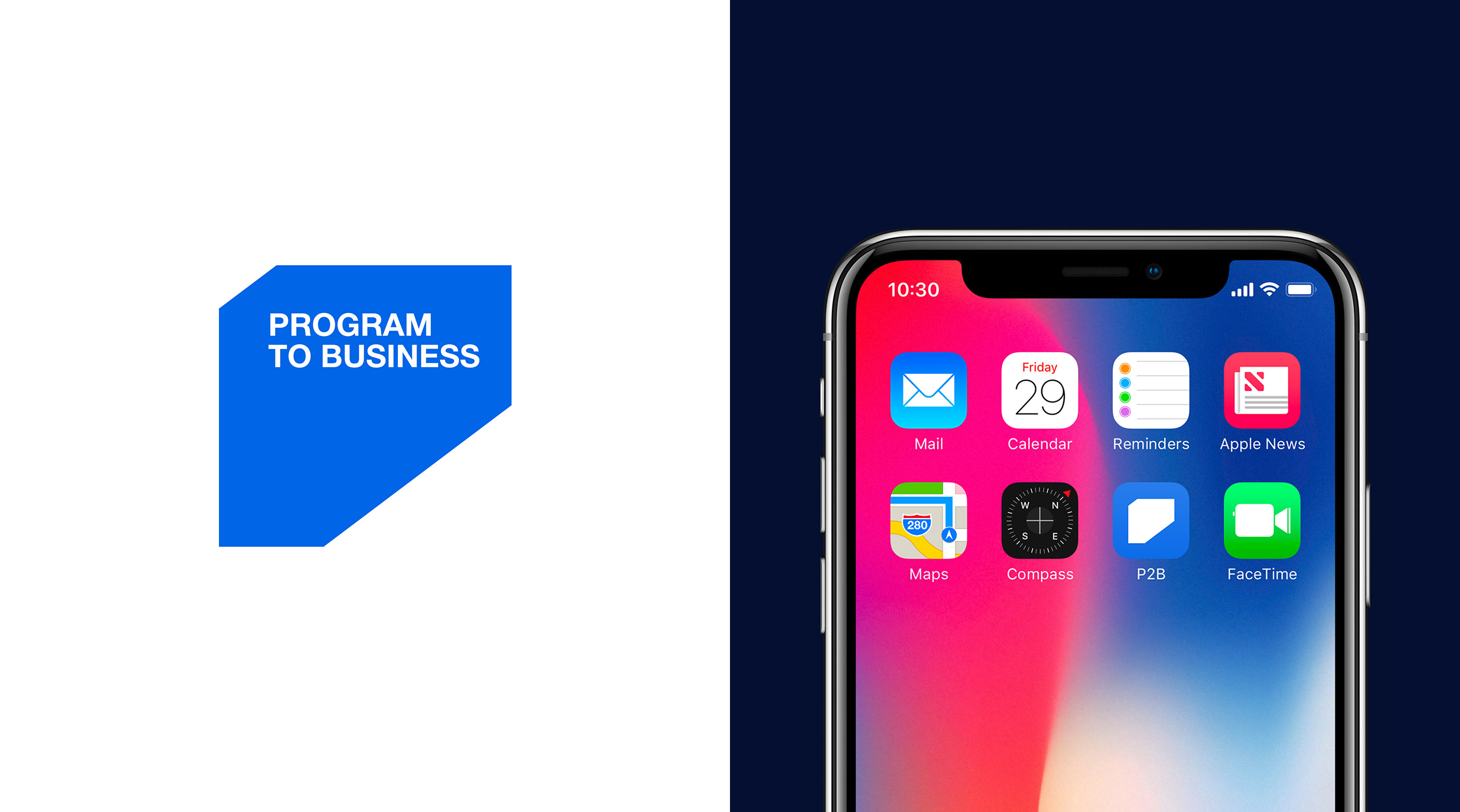 P2B - Program to Business | Branding & Identity — Изображение №9 — Брендинг, Графика на Dprofile