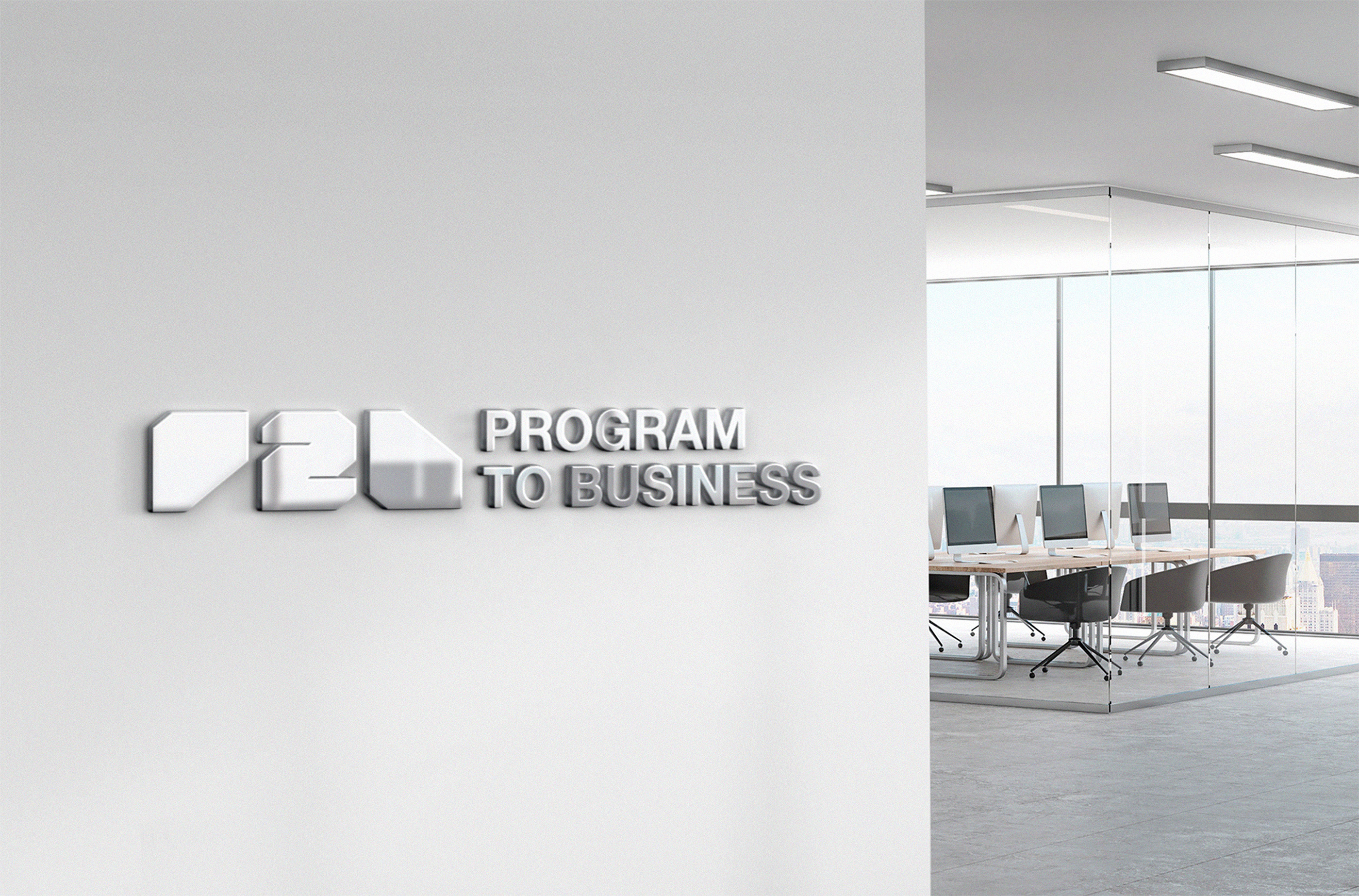 P2B - Program to Business | Branding & Identity — Изображение №7 — Брендинг, Графика на Dprofile