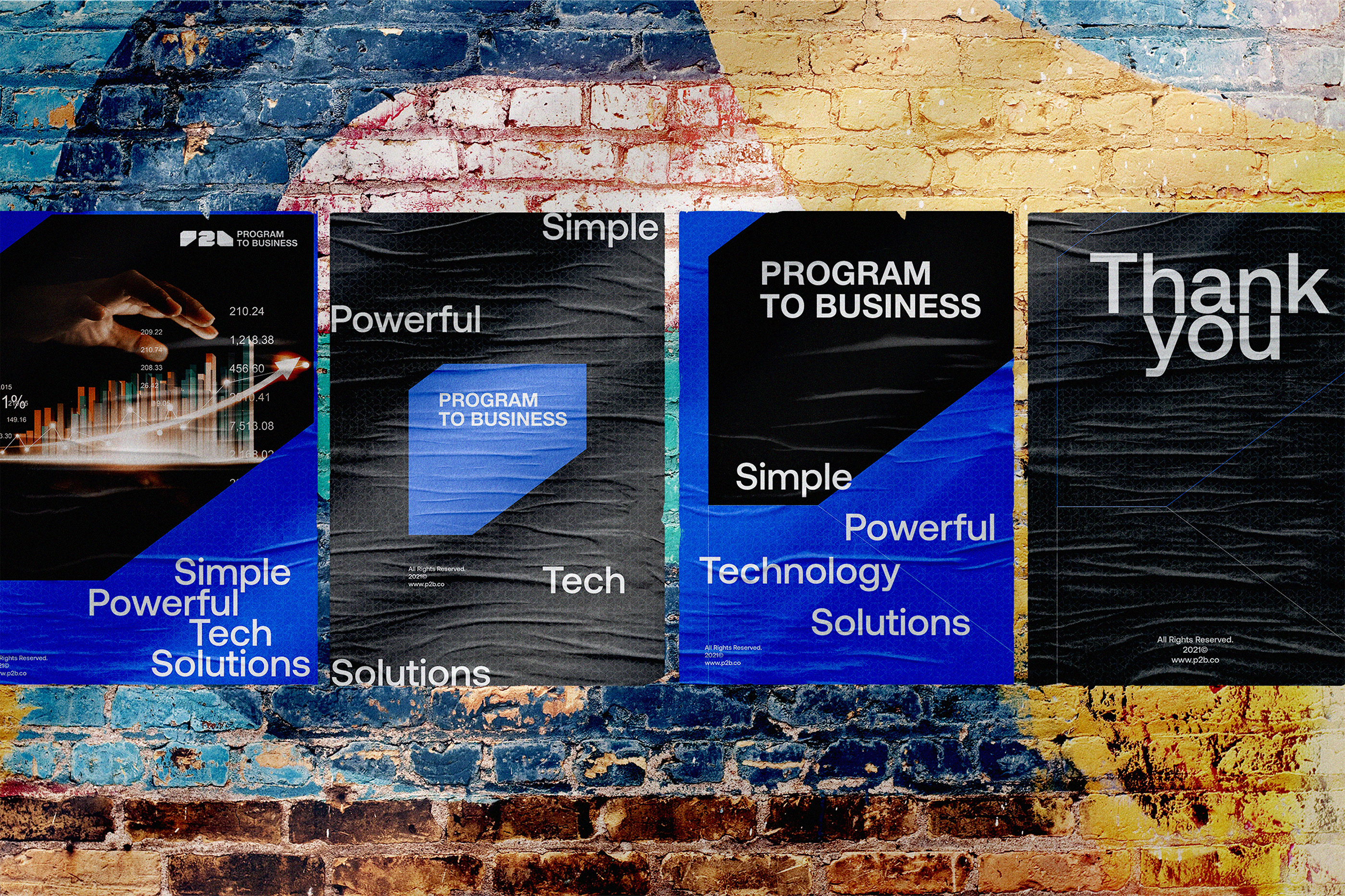 P2B - Program to Business | Branding & Identity — Изображение №13 — Брендинг, Графика на Dprofile