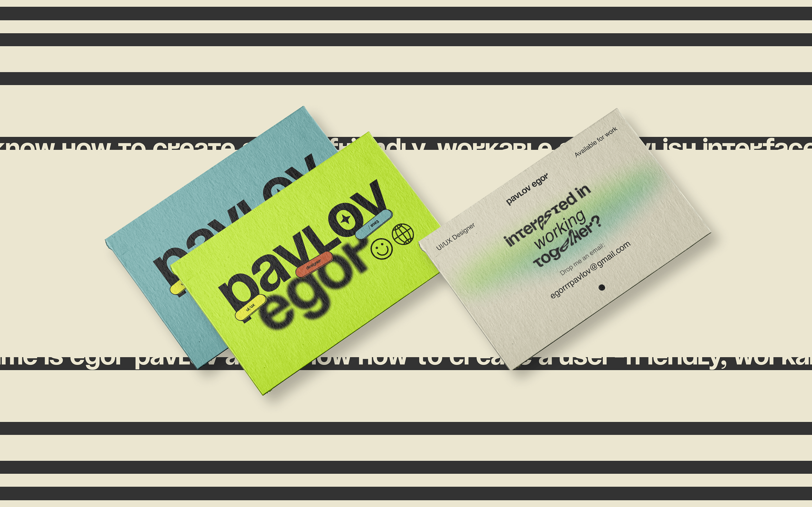 PERSONAL PORTFOLIO WEBSITE — Изображение №3 — Интерфейсы на Dprofile