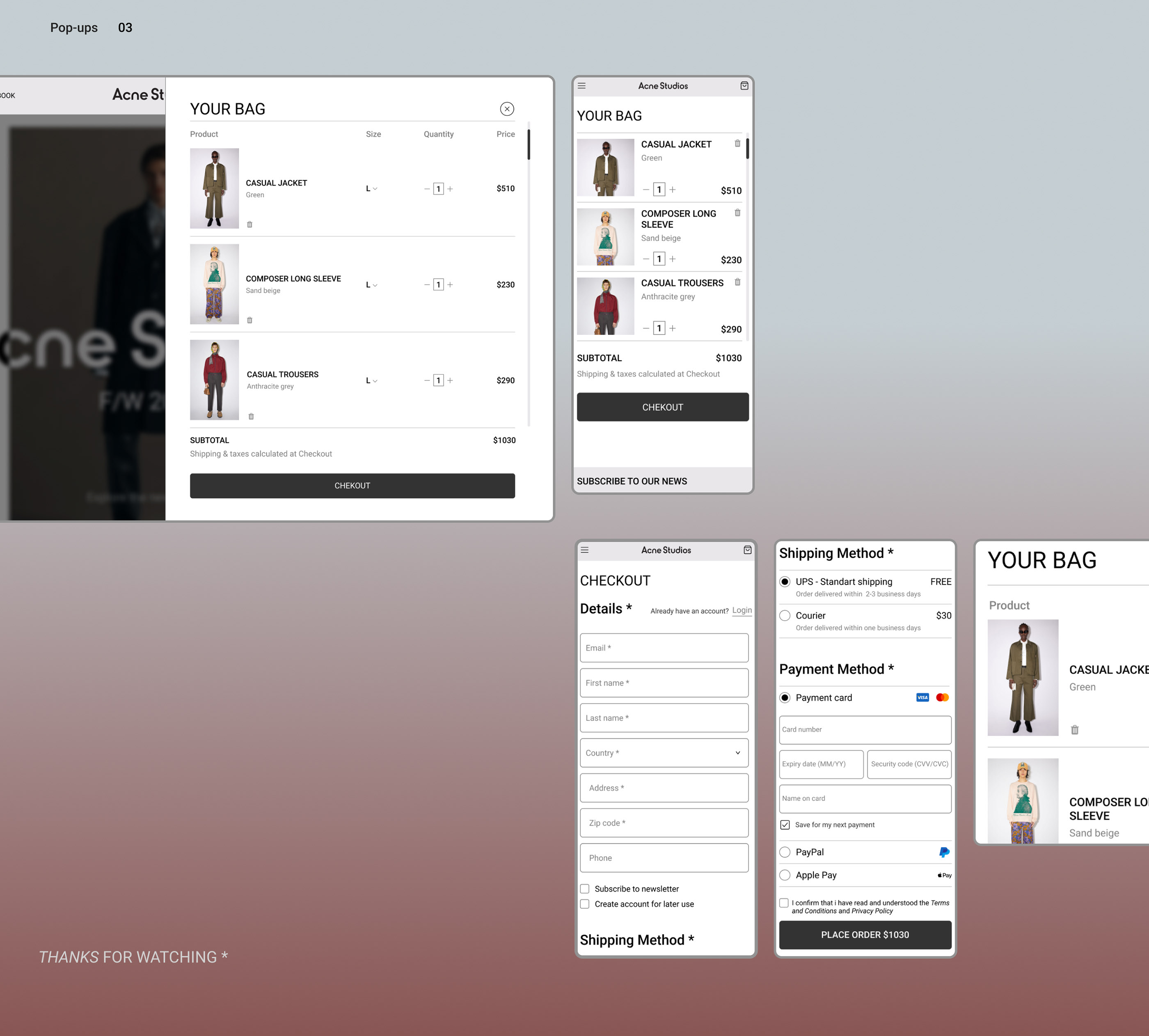 AcneStudios — Redesign Concept — Изображение №10 — Интерфейсы на Dprofile