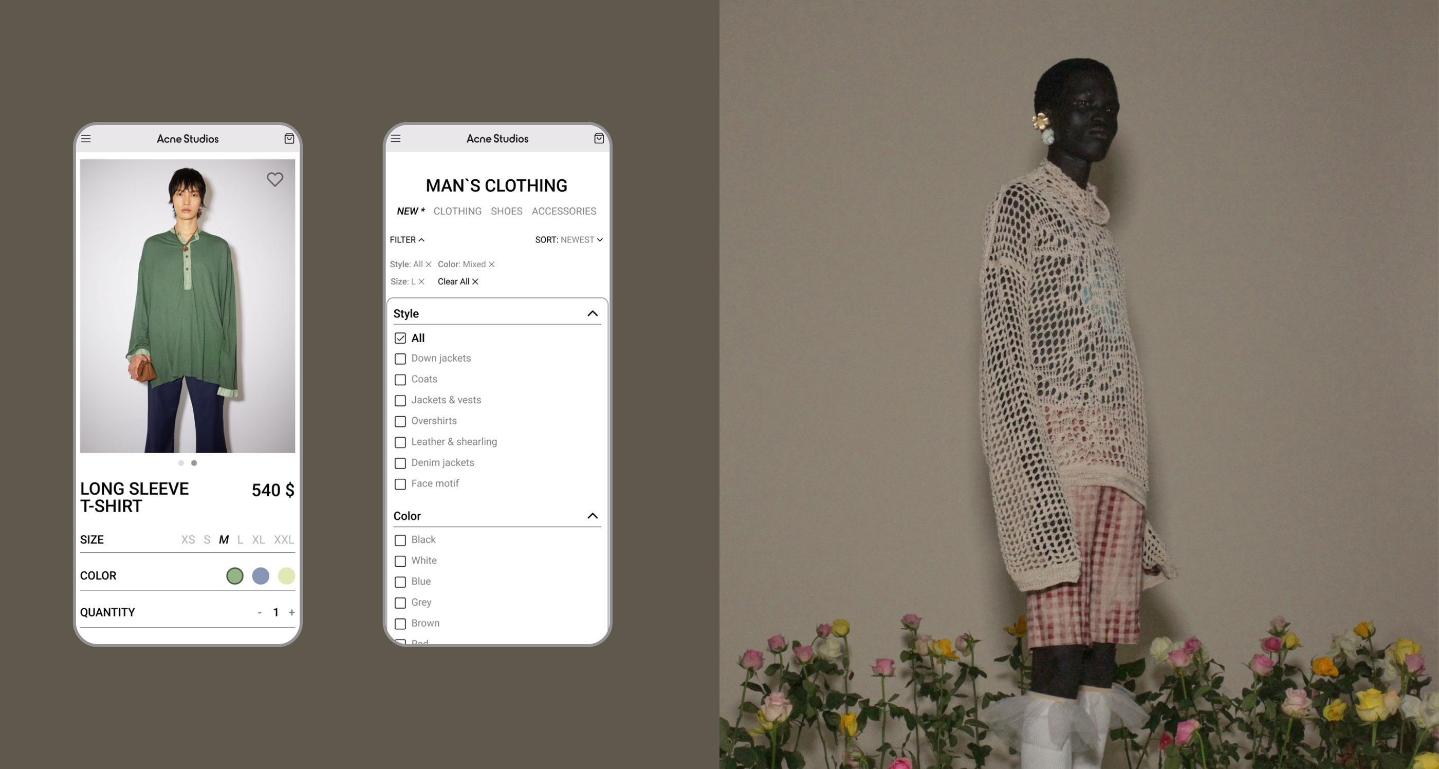AcneStudios — Redesign Concept — Изображение №8 — Интерфейсы на Dprofile