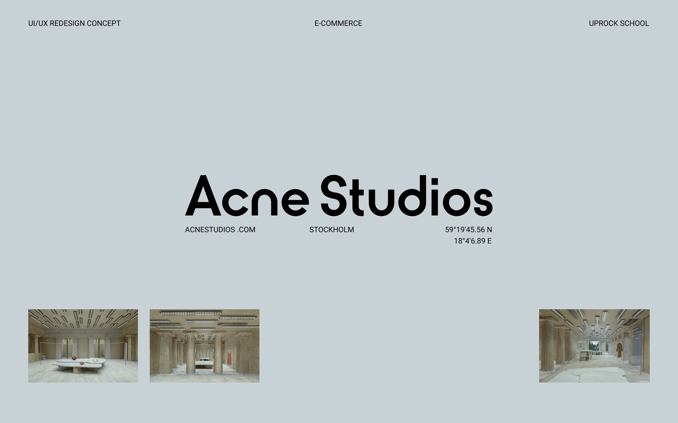 AcneStudios — Redesign Concept — Изображение №1 — Интерфейсы на Dprofile