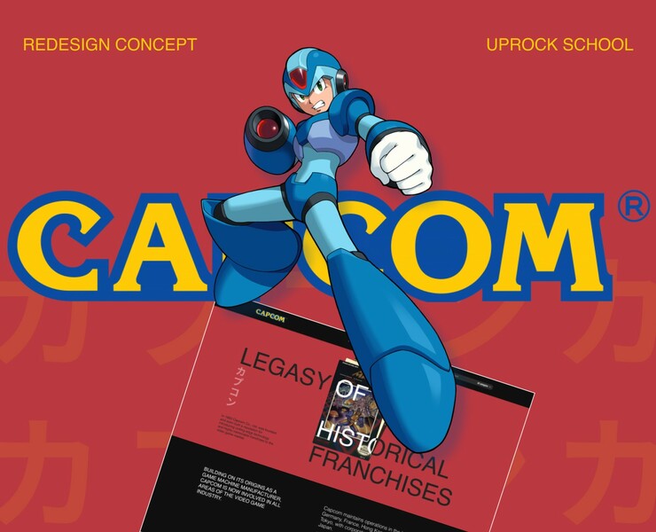 CAPCOM — Corporate website concept — Интерфейсы на Dprofile