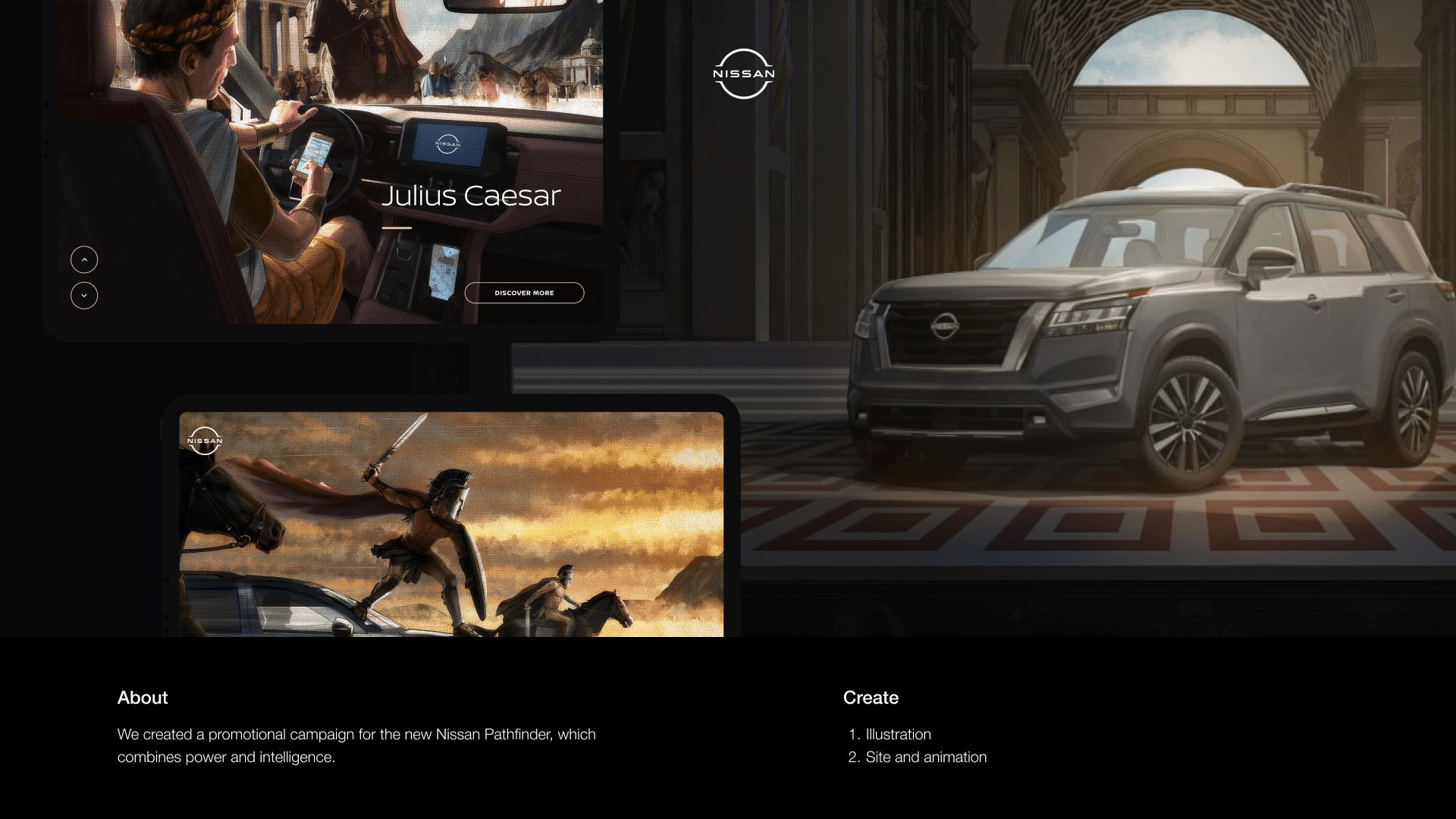Nissan. Historical Figures — Изображение №1 — Иллюстрация, Маркетинг на Dprofile