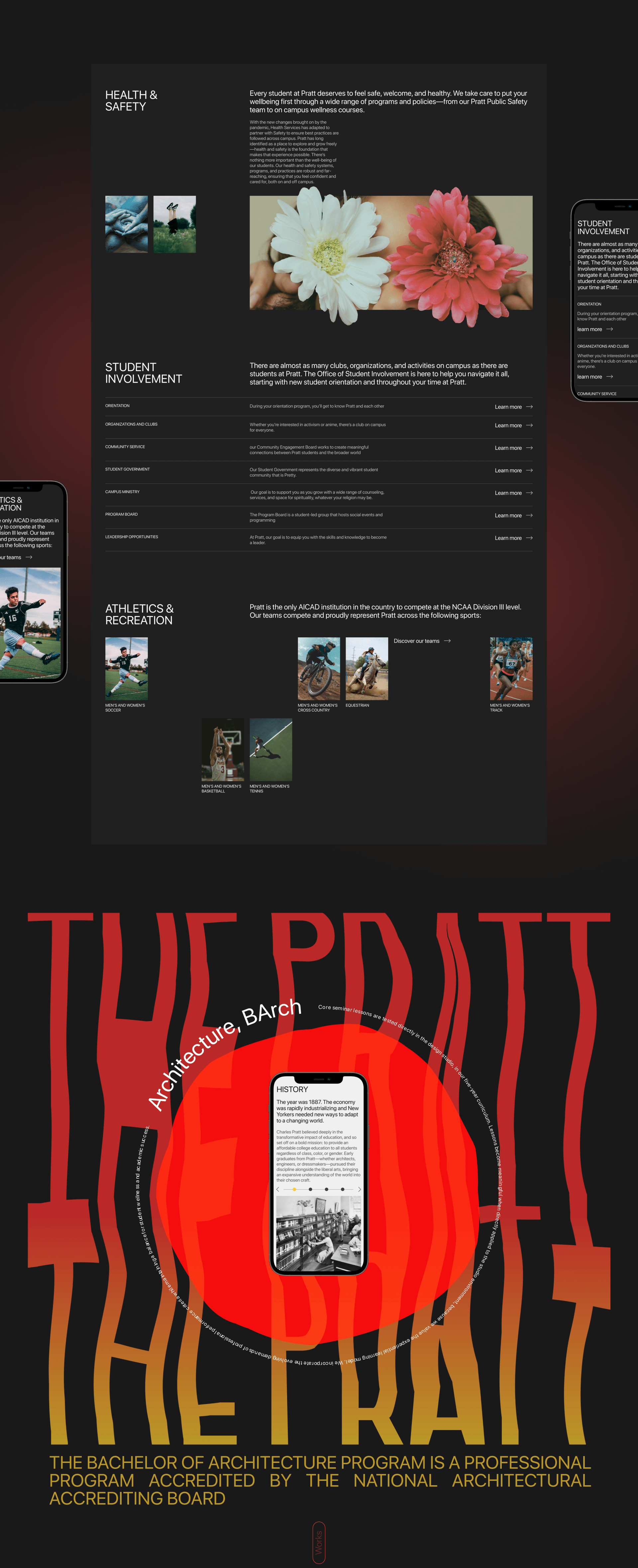 Pratt institute. Сorporate website — Изображение №9 — Интерфейсы, Графика на Dprofile