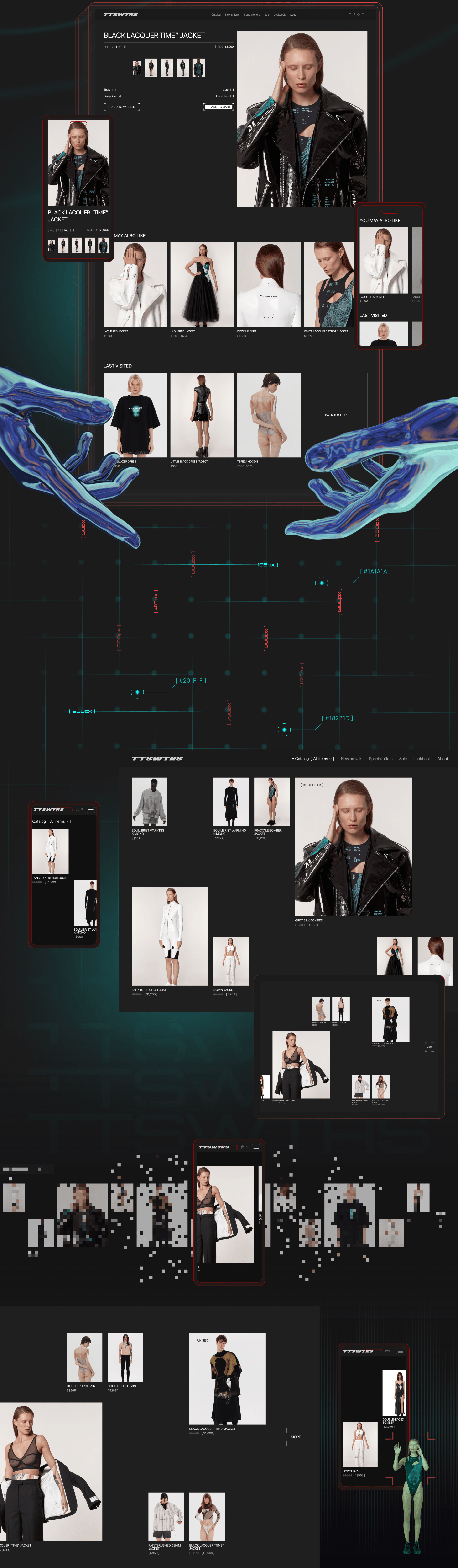 TTSWTRS | Redesign concept | E-commerce — Изображение №4 — Интерфейсы, Графика на Dprofile