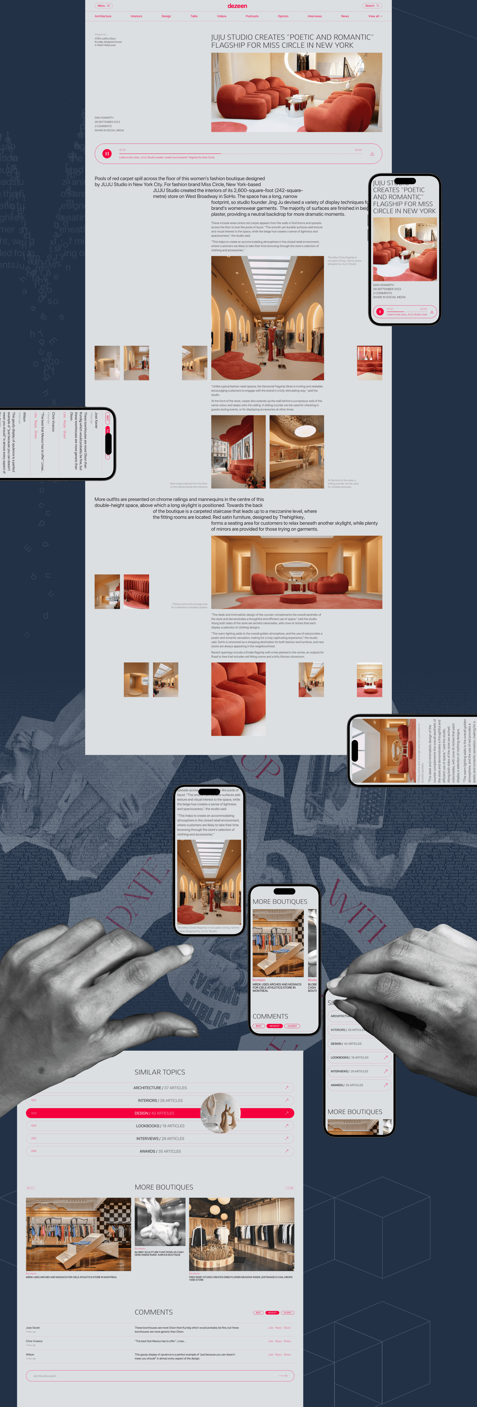 Dezeen | Online magazine — Изображение №4 — Интерфейсы, Графика на Dprofile