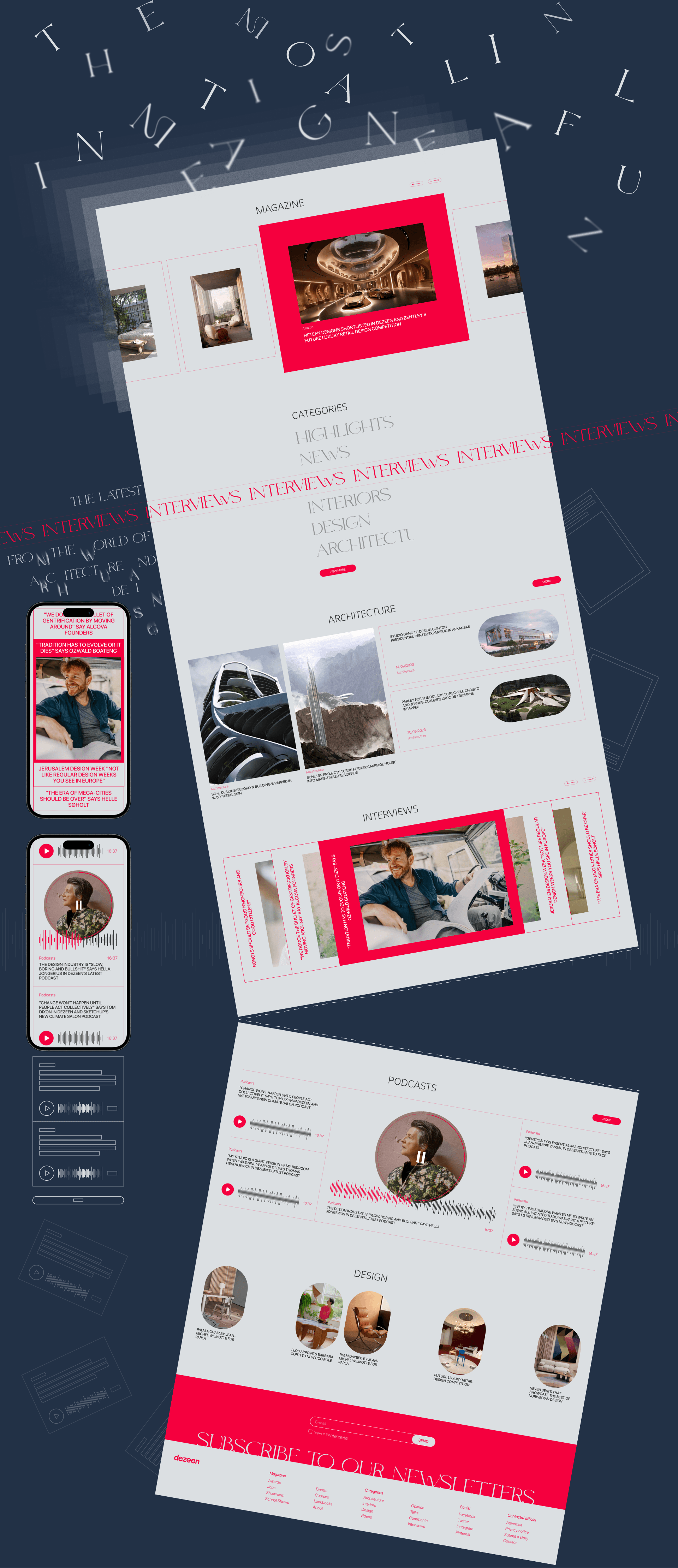 Dezeen | Online magazine — Изображение №2 — Интерфейсы, Графика на Dprofile