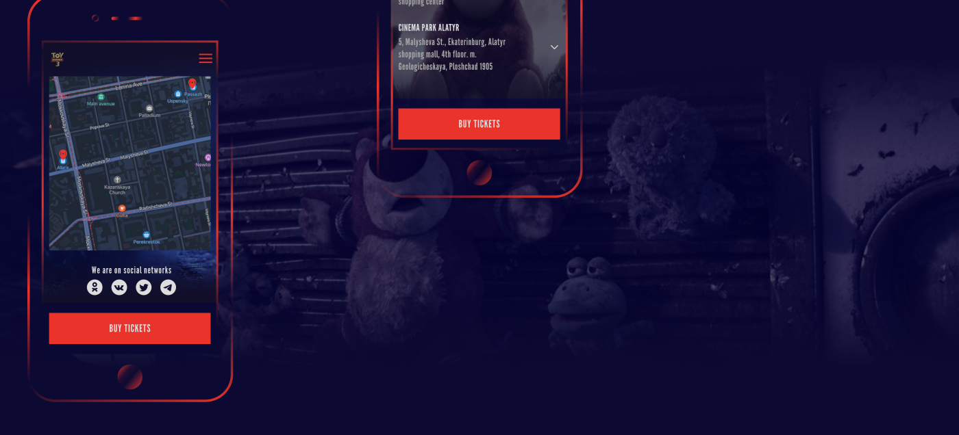 Toy story 3 - Landing Page — Изображение №17 — Интерфейсы на Dprofile