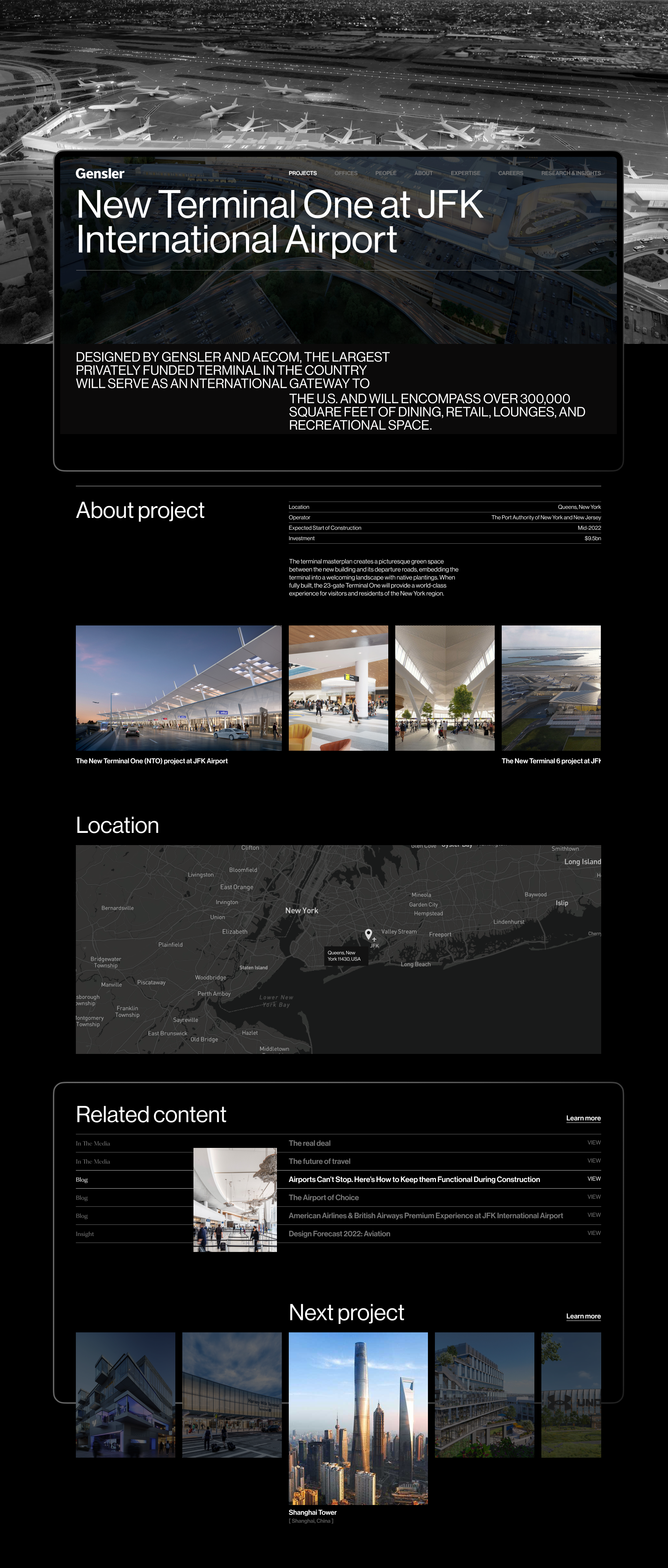 Gensler | Corporate website | Redesign — Изображение №6 — Интерфейсы на Dprofile