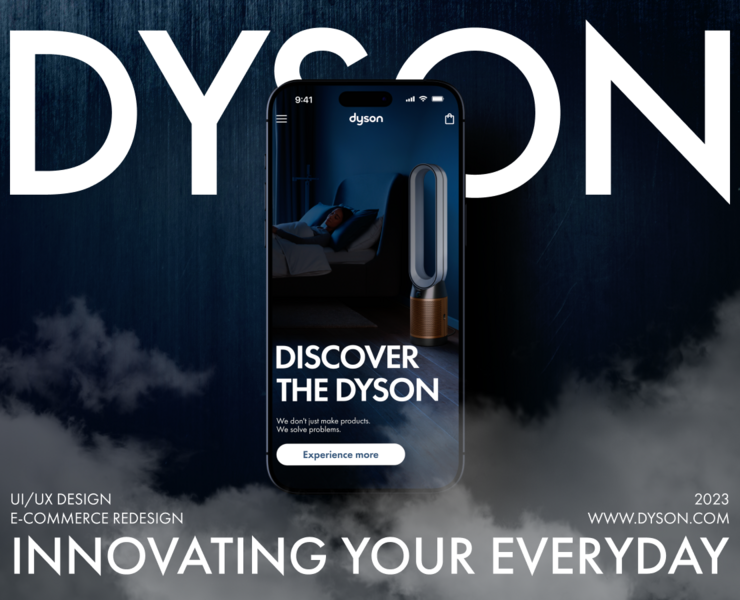 Dyson | Corporate website Redesign — Интерфейсы на Dprofile