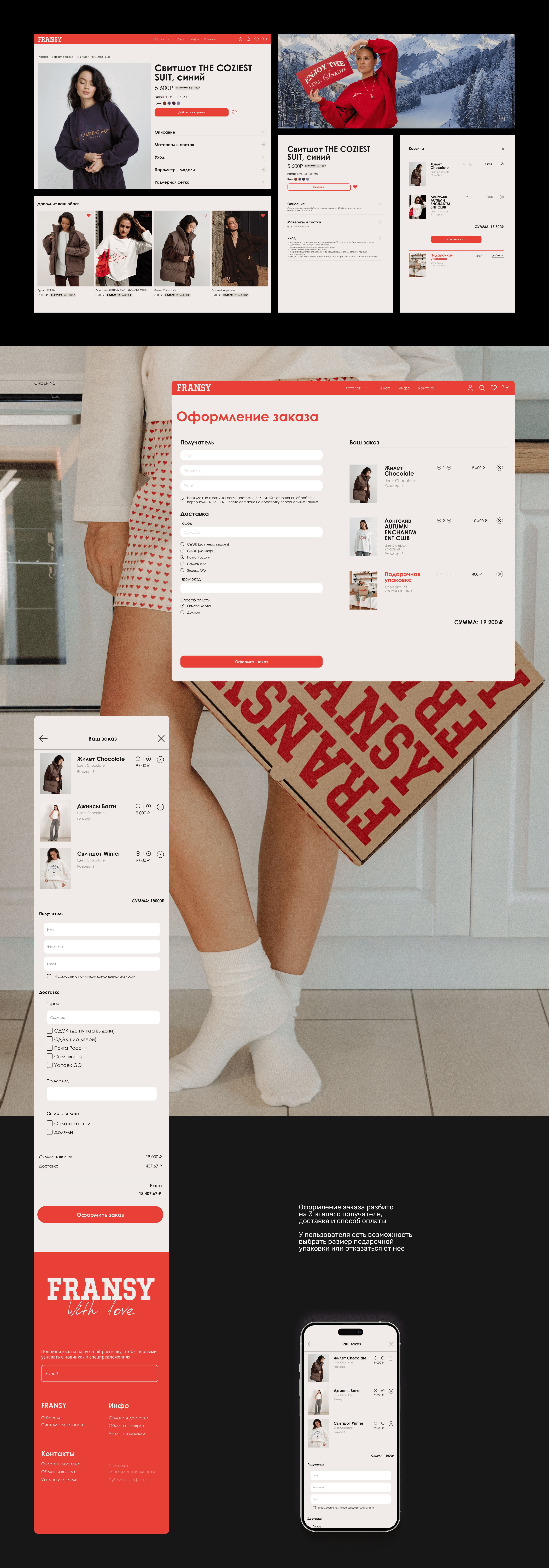 Сайт для интернет-магазина одежды Fransy — Изображение №9 — Интерфейсы на Dprofile