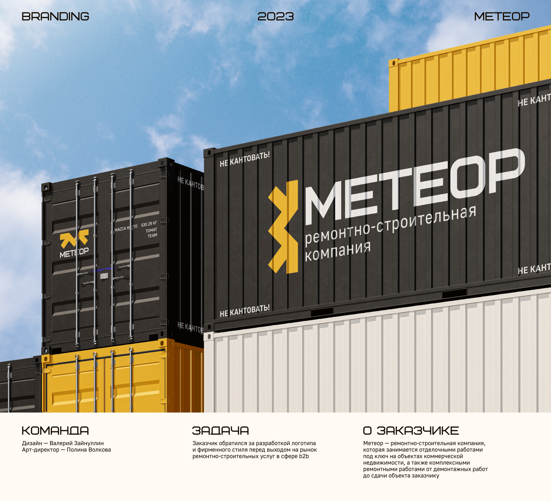 МЕТЕОР // Branding & Identity — Изображение №1 — Брендинг на Dprofile