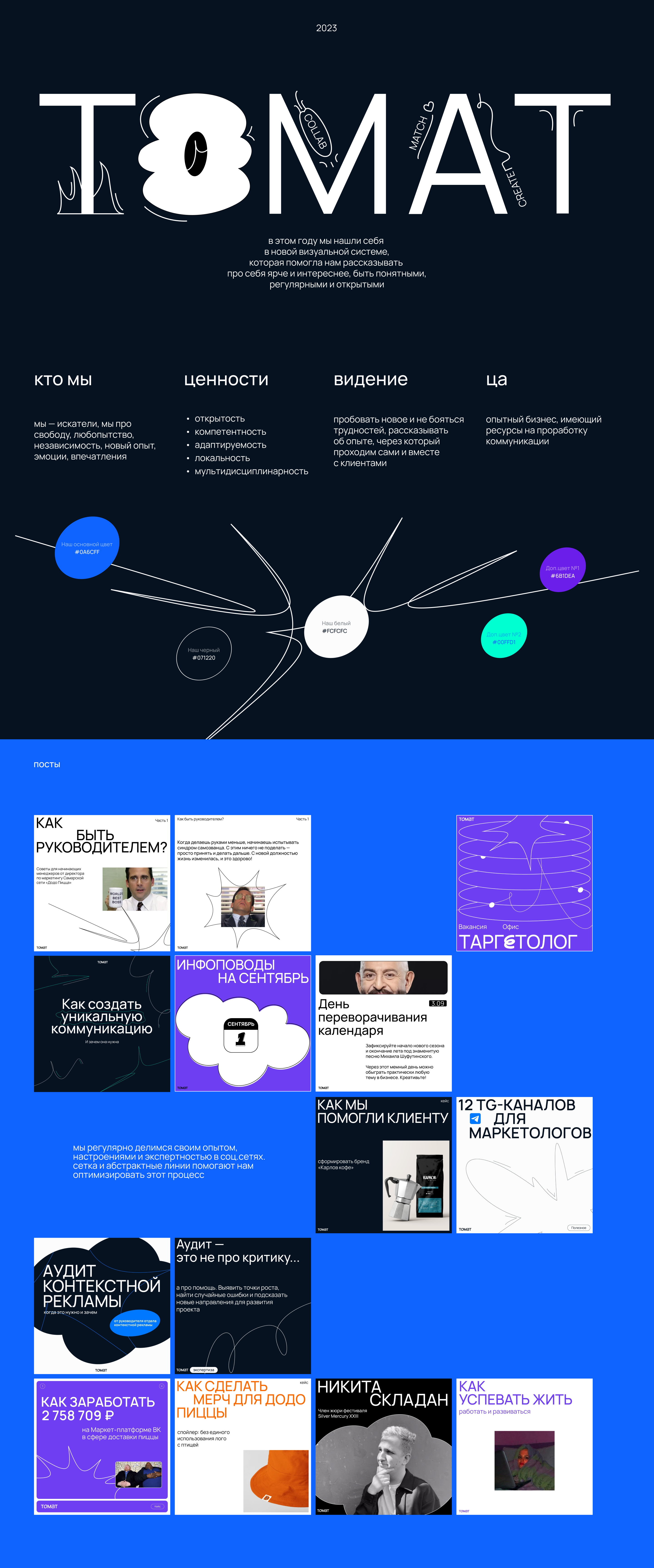 ТОМАТ 2023 // — Изображение №1 — Брендинг, Маркетинг на Dprofile