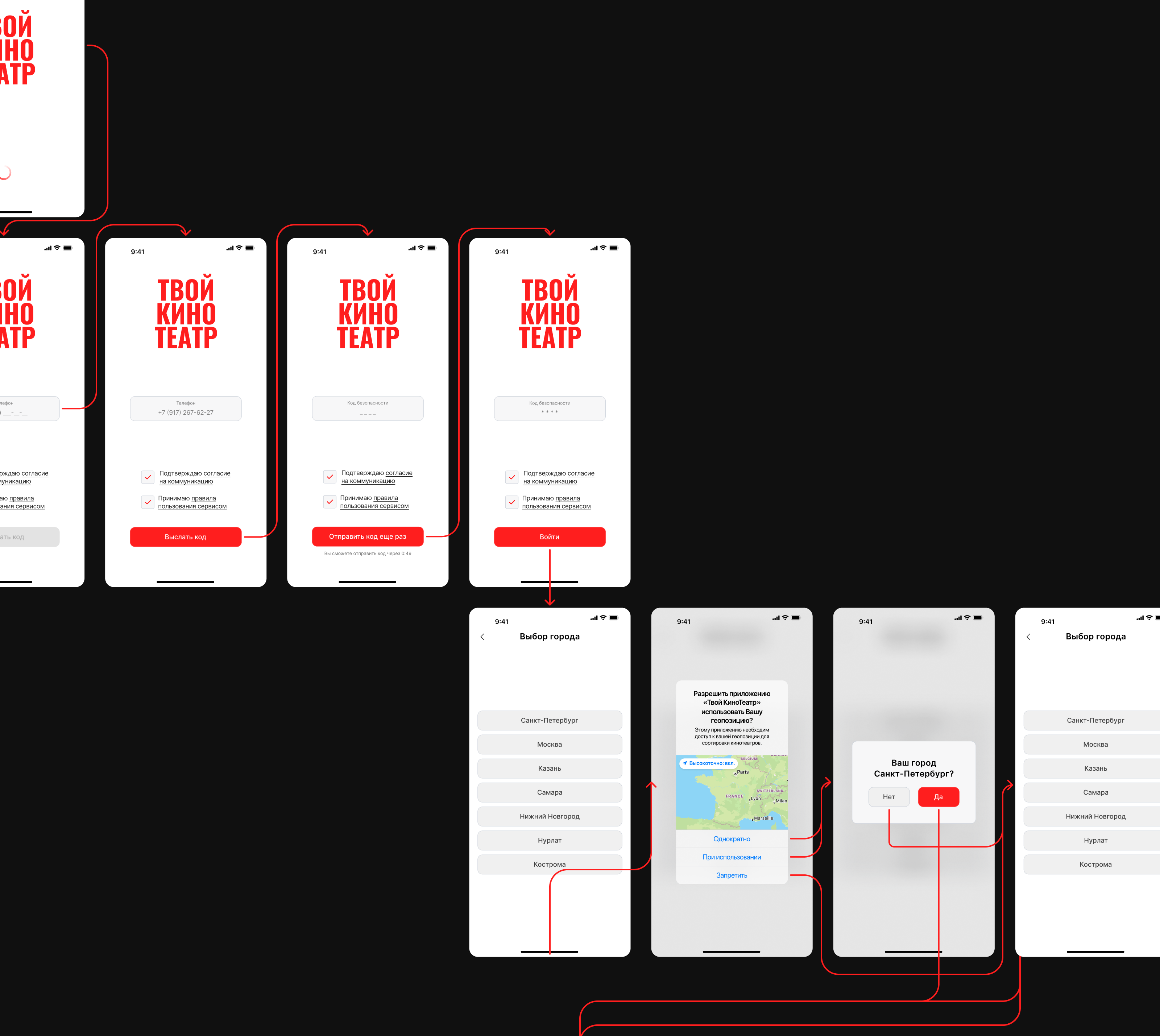 ТВОЙ КИНО ТЕАТР — CINEMA APP — Изображение №11 — Интерфейсы на Dprofile