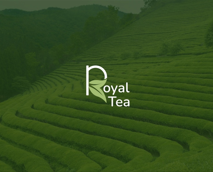 Royal Tea Logo and Brand Identity — Брендинг, Графика на Dprofile