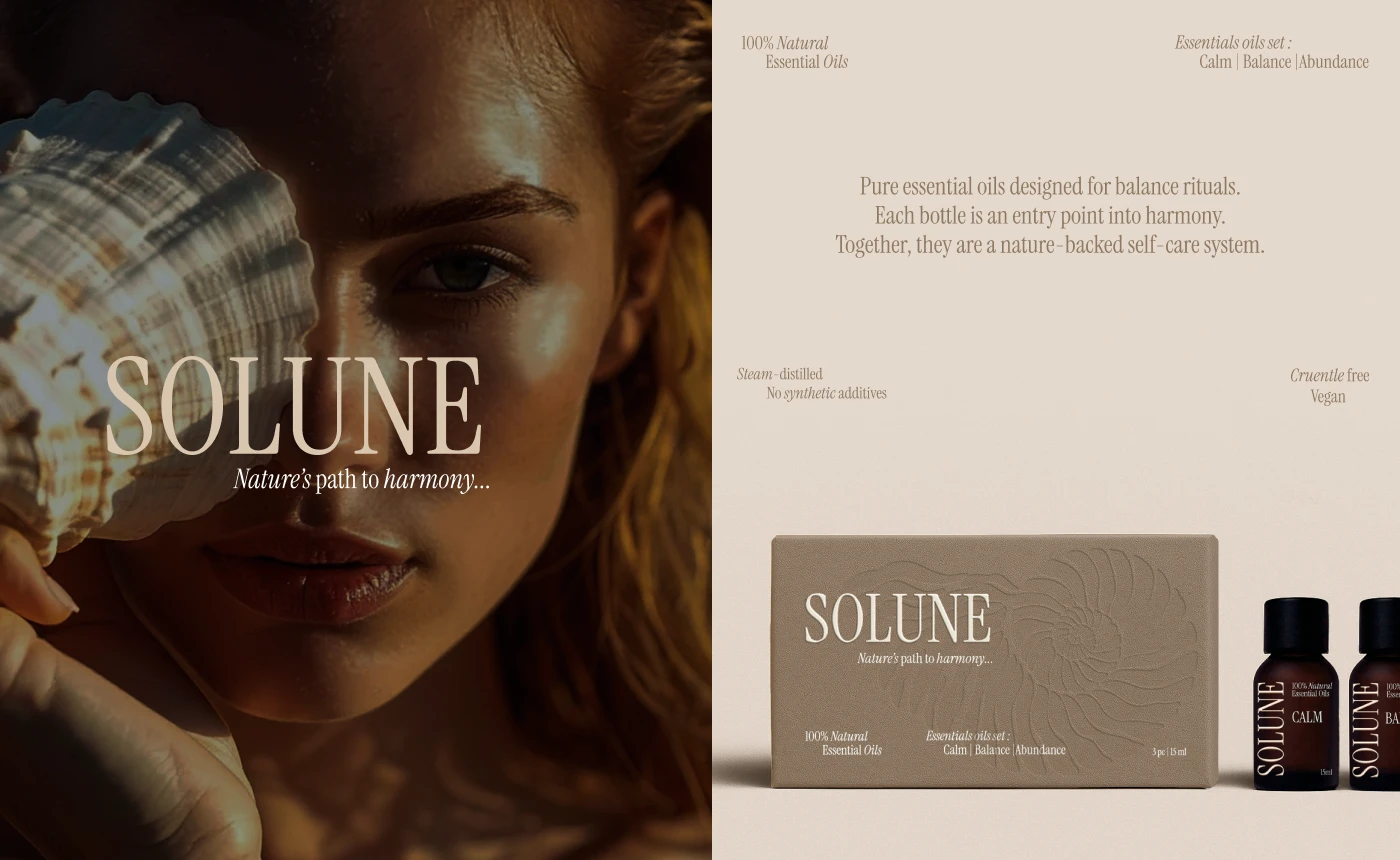 SOLUNE | ДИЗАЙН УПАКОВКИ И ЛОГОТИПА — Изображение №2 — Брендинг на Dprofile