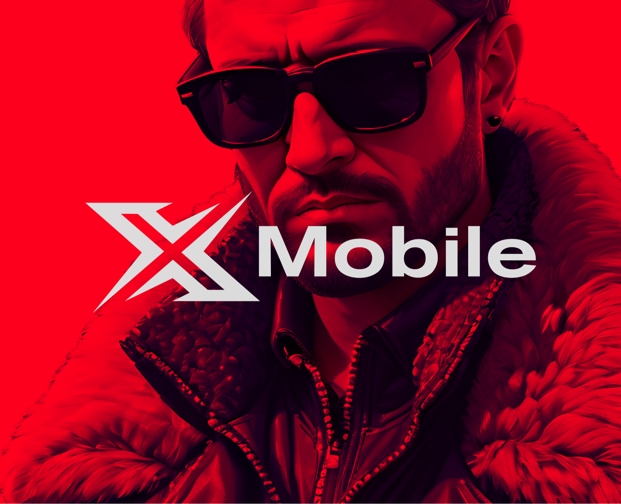 Logo X Mobile — Брендинг, Графика на Dprofile