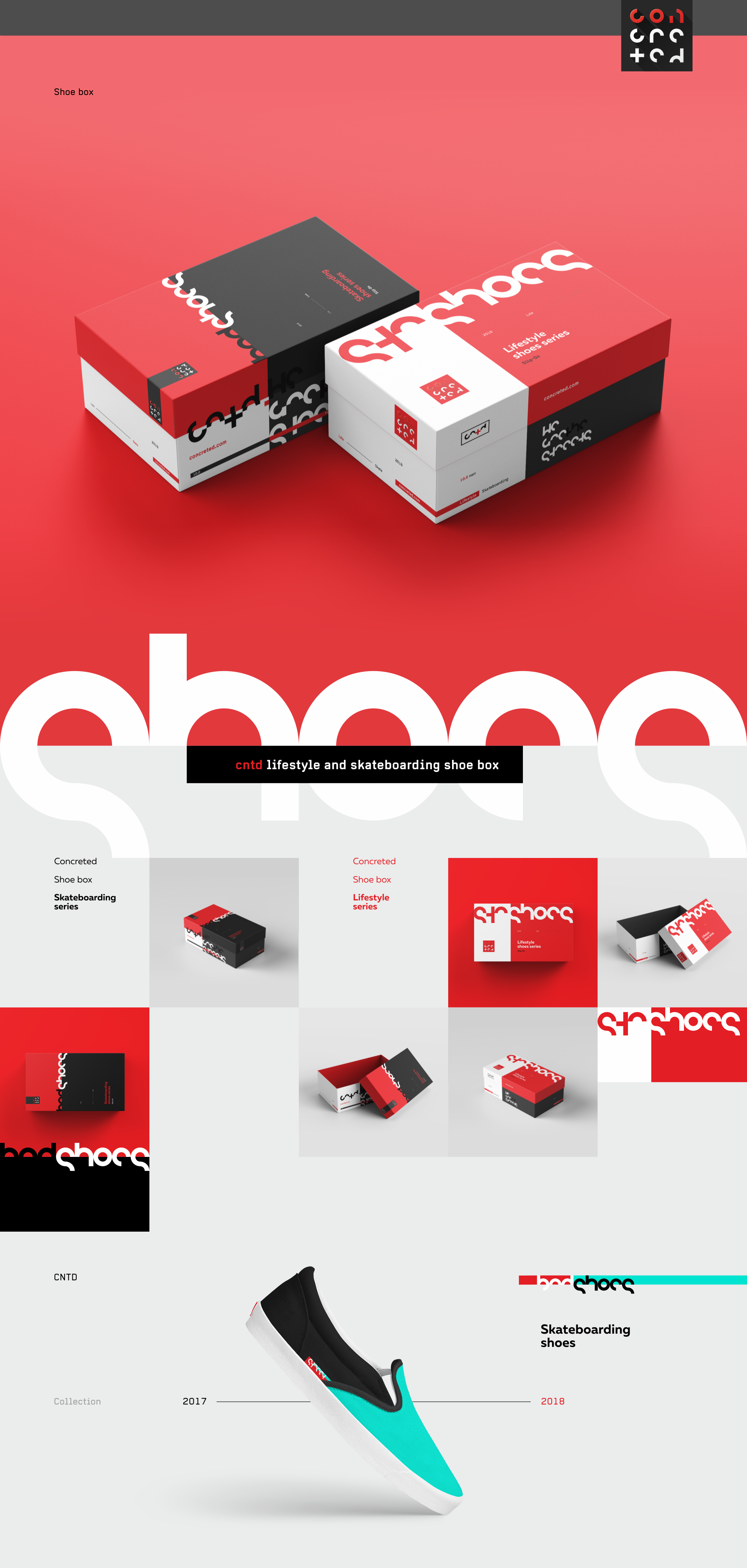 Concreted — Visual Identity Concept — Изображение №14 — Брендинг, Графика на Dprofile