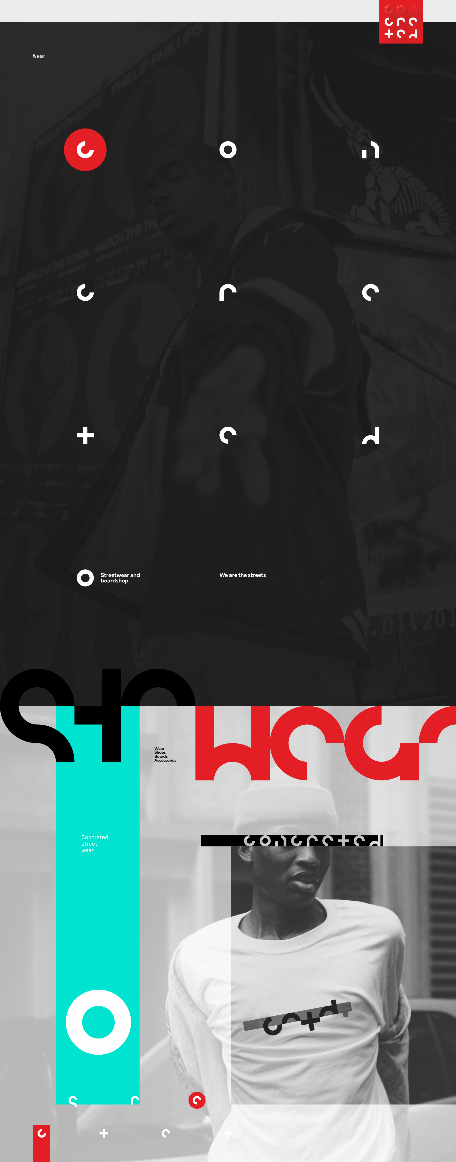 Concreted — Visual Identity Concept — Изображение №15 — Брендинг, Графика на Dprofile