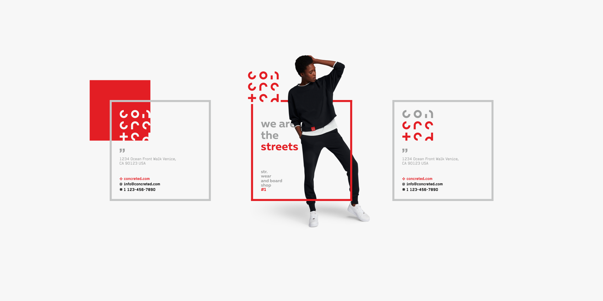 Concreted — Visual Identity Concept — Изображение №6 — Брендинг, Графика на Dprofile