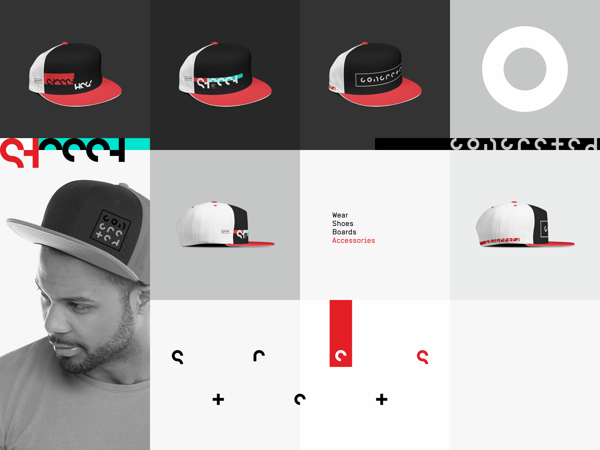 Concreted — Visual Identity Concept — Изображение №20 — Брендинг, Графика на Dprofile
