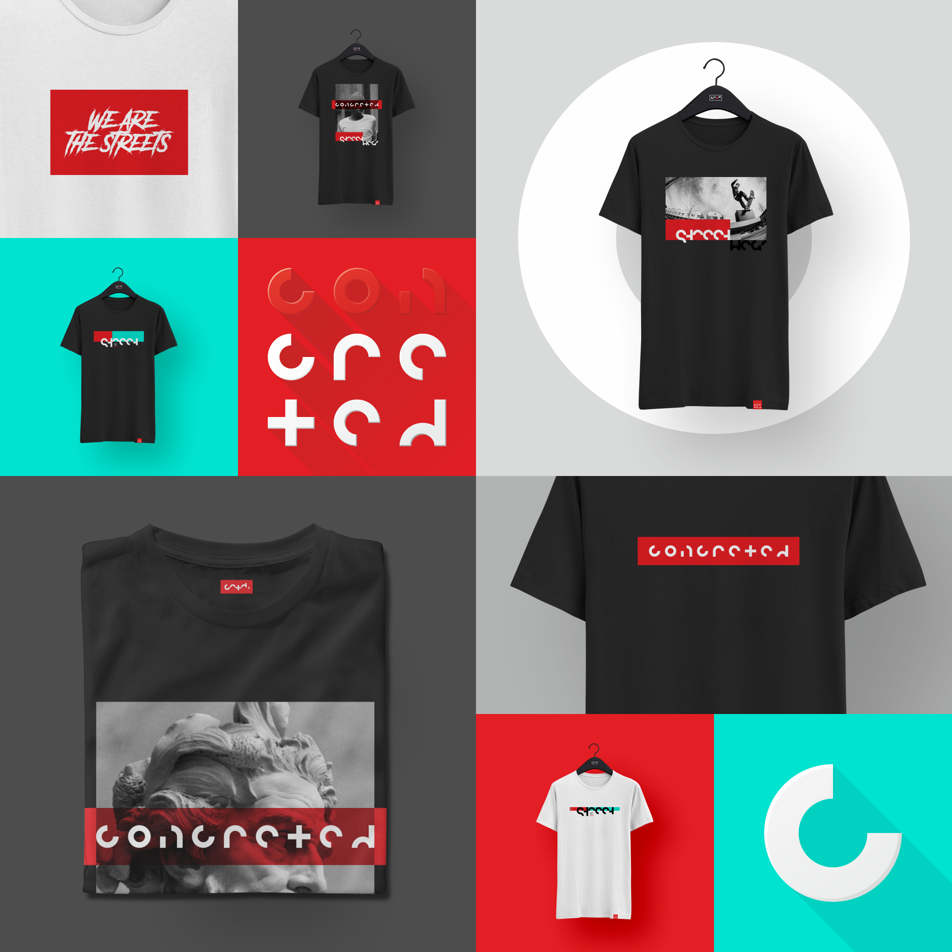 Concreted — Visual Identity Concept — Изображение №17 — Брендинг, Графика на Dprofile