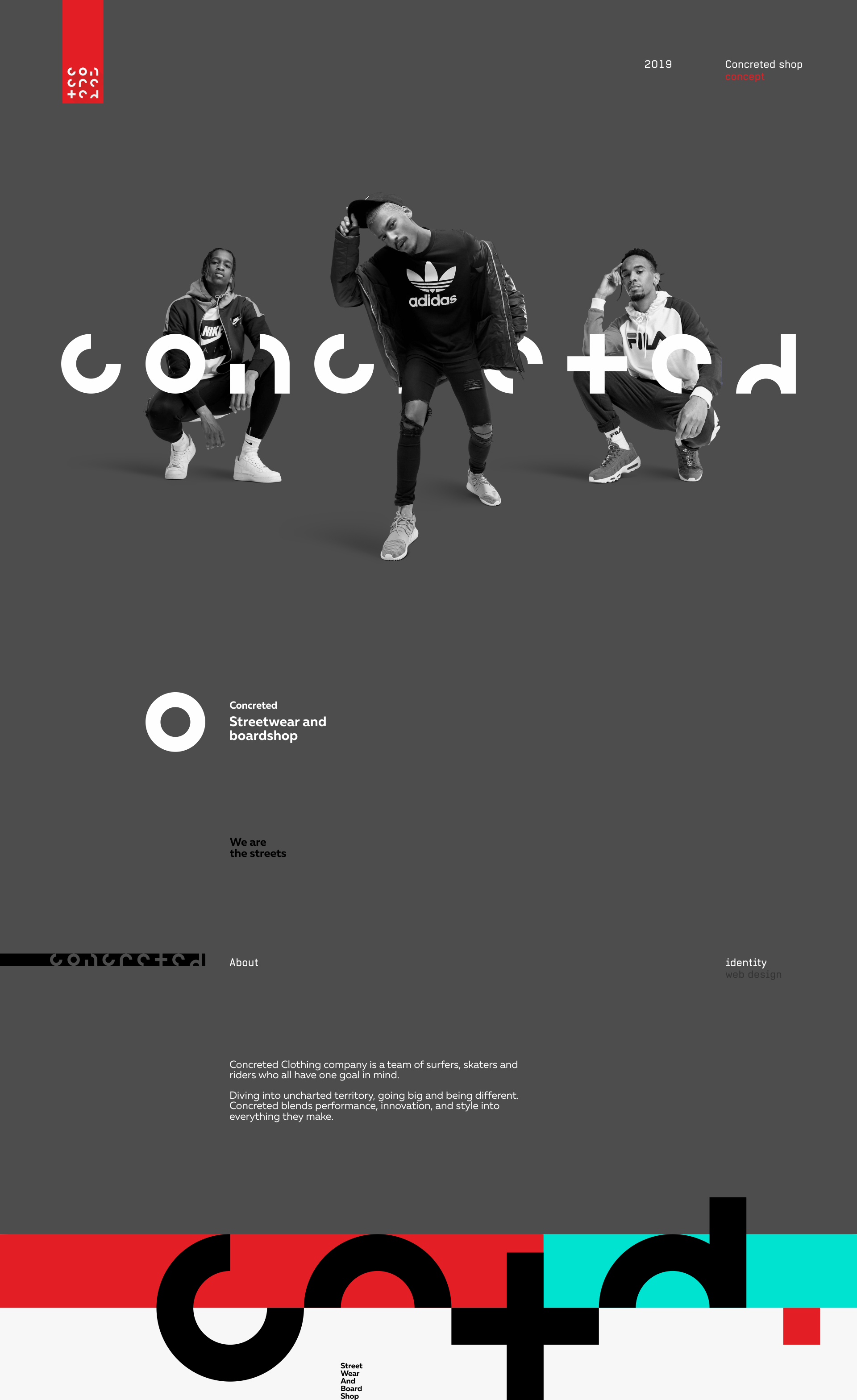 Concreted — Visual Identity Concept — Изображение №1 — Брендинг, Графика на Dprofile