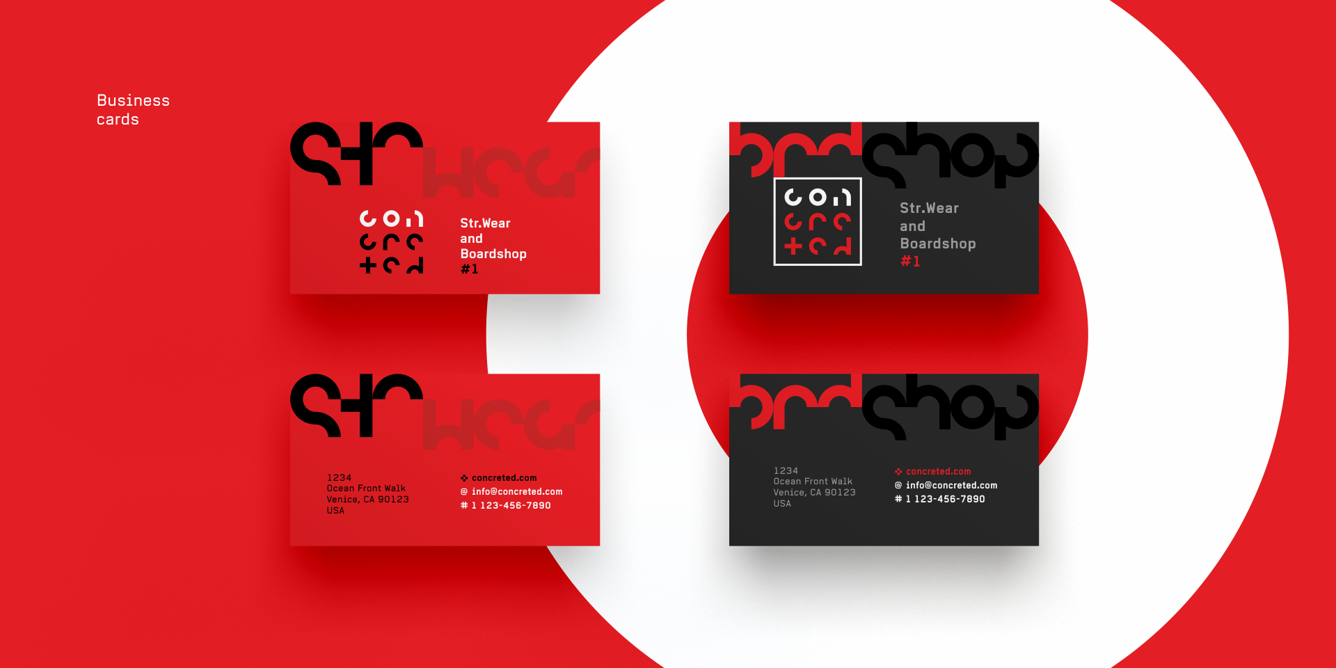 Concreted — Visual Identity Concept — Изображение №11 — Брендинг, Графика на Dprofile