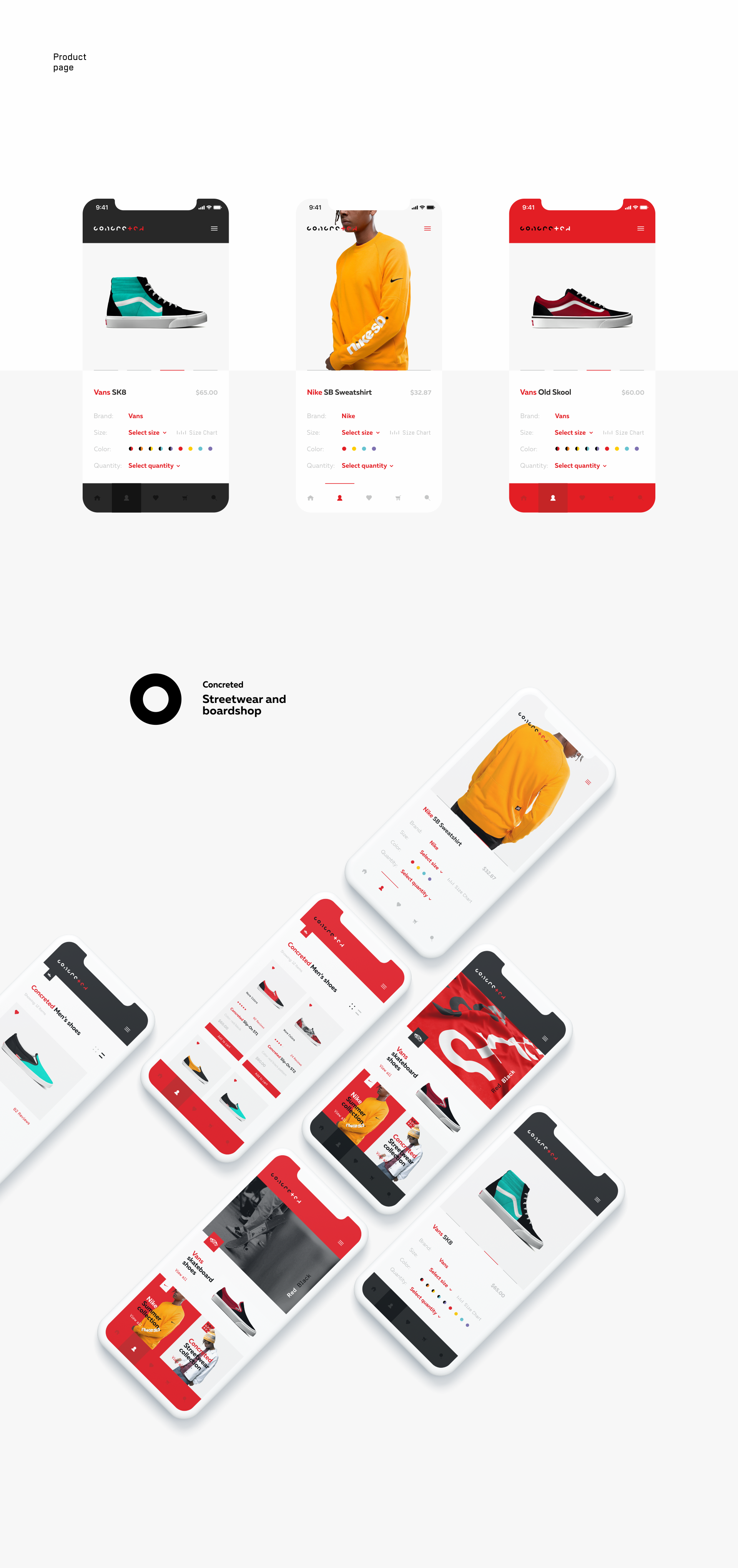 Concreted — Website Concept — Изображение №18 — Интерфейсы, Брендинг на Dprofile