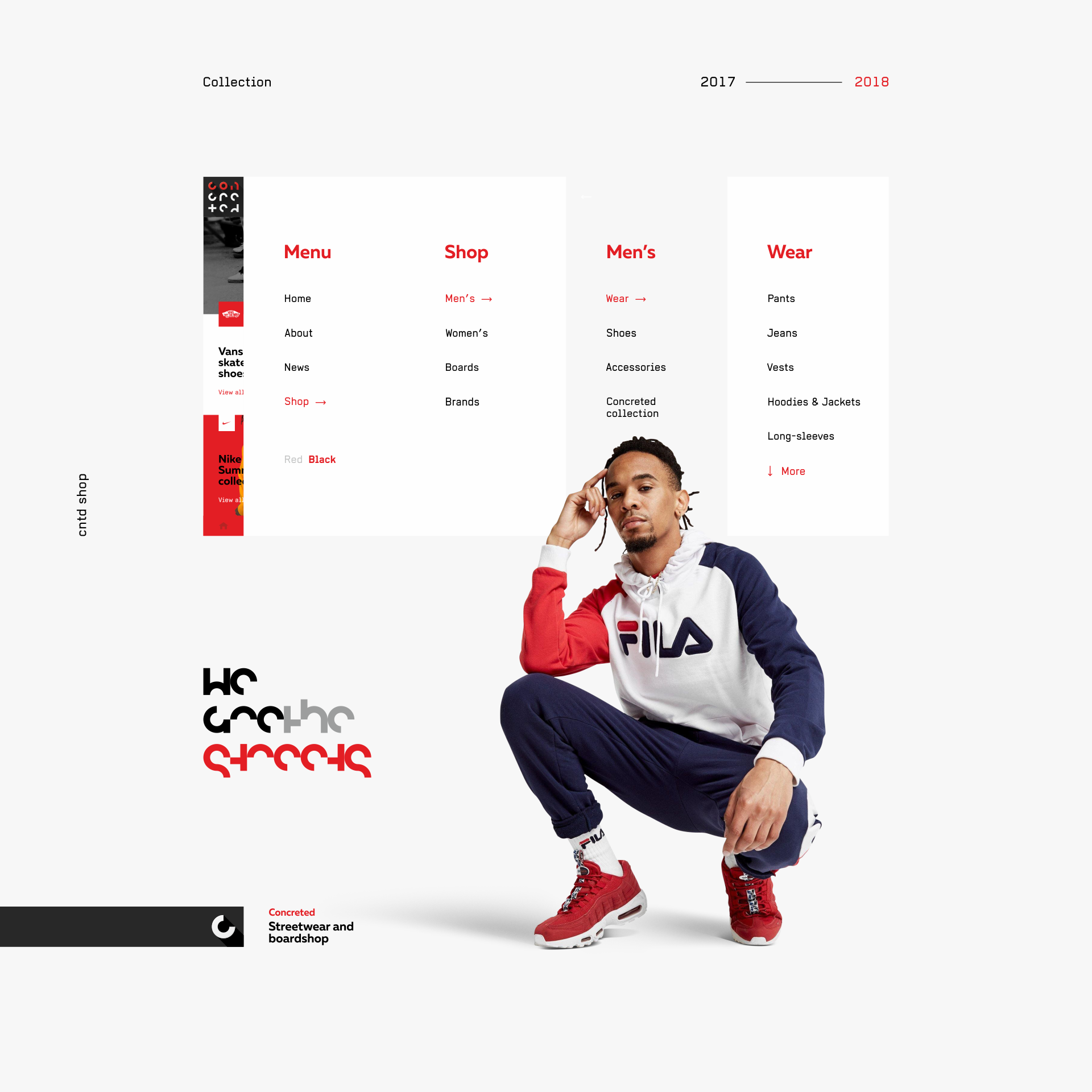 Concreted — Website Concept — Изображение №13 — Интерфейсы, Брендинг на Dprofile