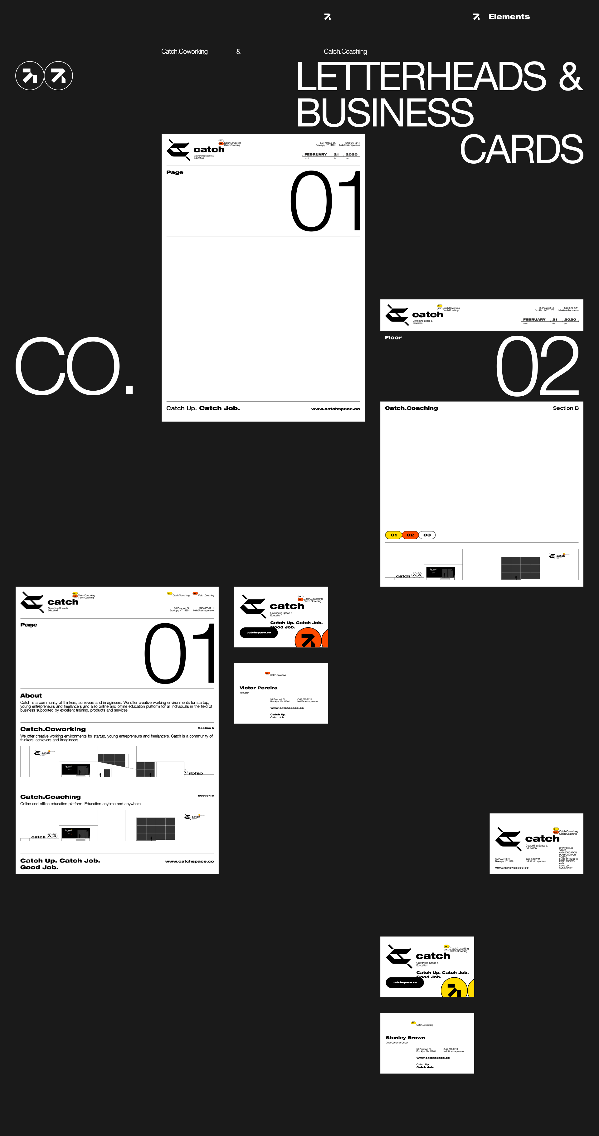 Catch — Visual Identity Concept — Изображение №9 — Брендинг, Графика на Dprofile
