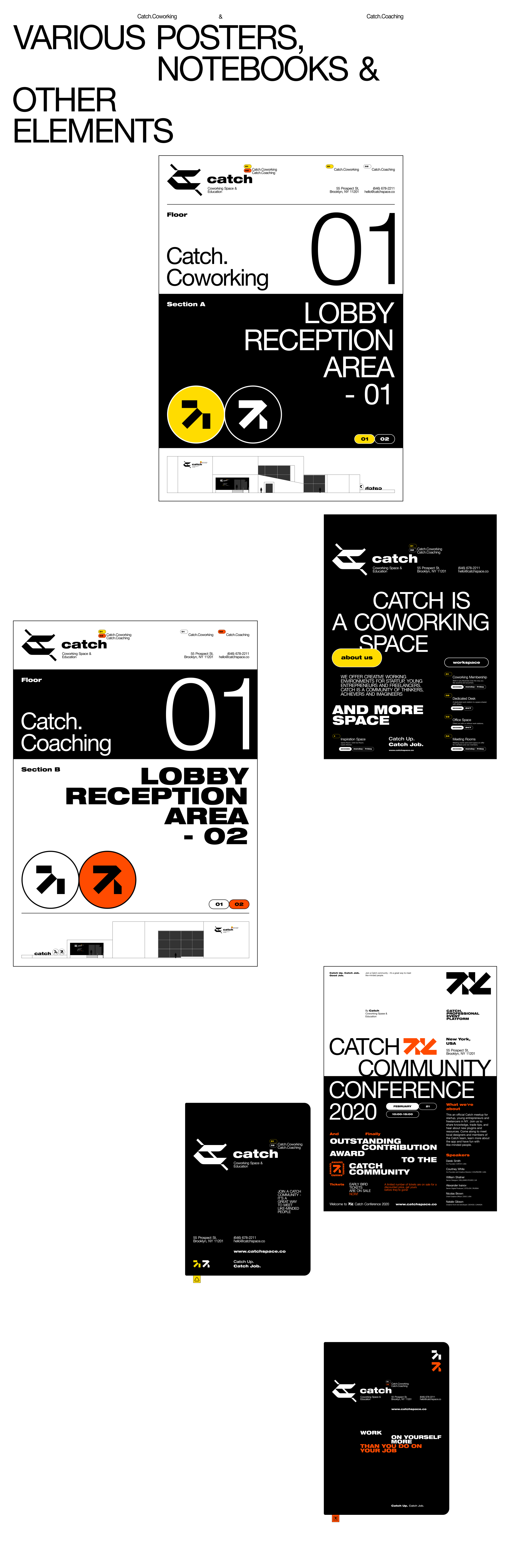 Catch — Visual Identity Concept — Изображение №13 — Брендинг, Графика на Dprofile