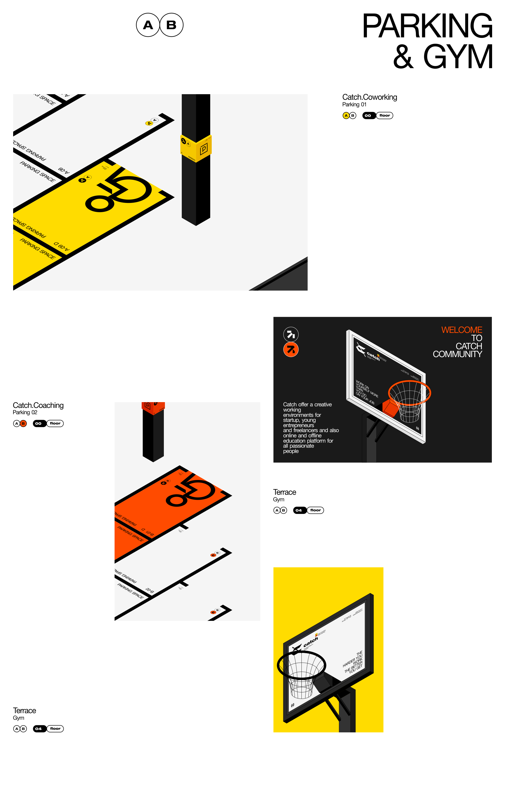Catch — Wayfinding System Concept — Изображение №19 — Брендинг, Графика на Dprofile