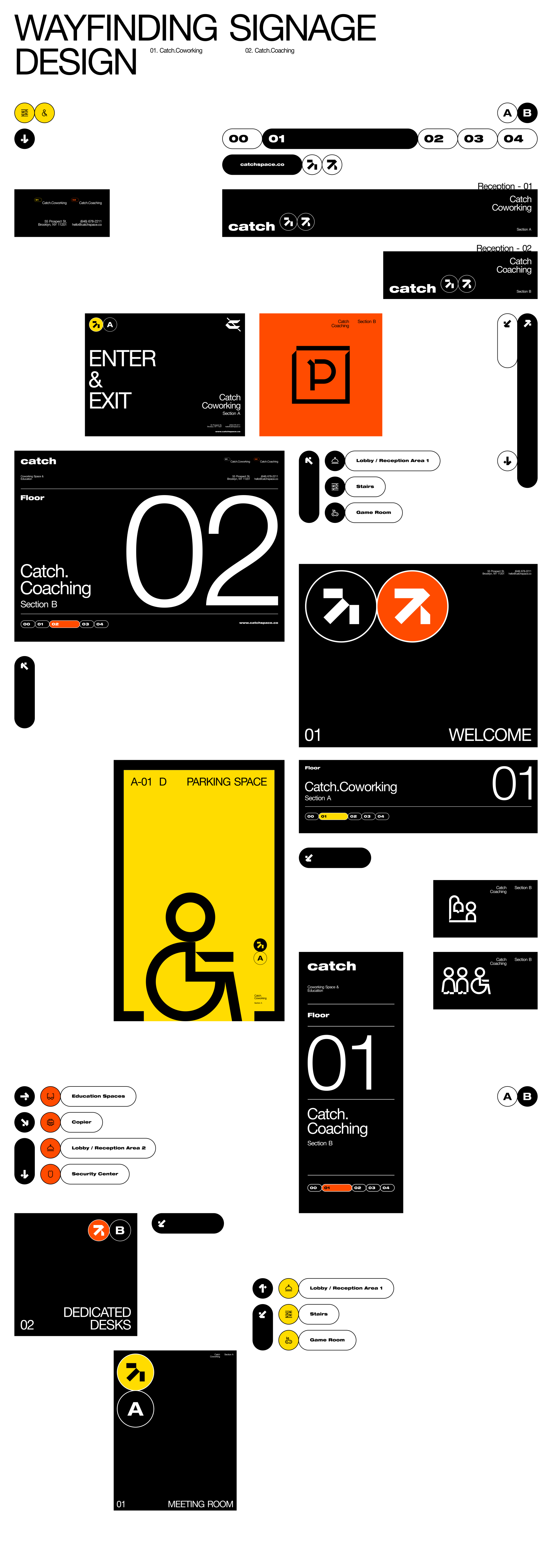 Catch — Wayfinding System Concept — Изображение №8 — Брендинг, Графика на Dprofile
