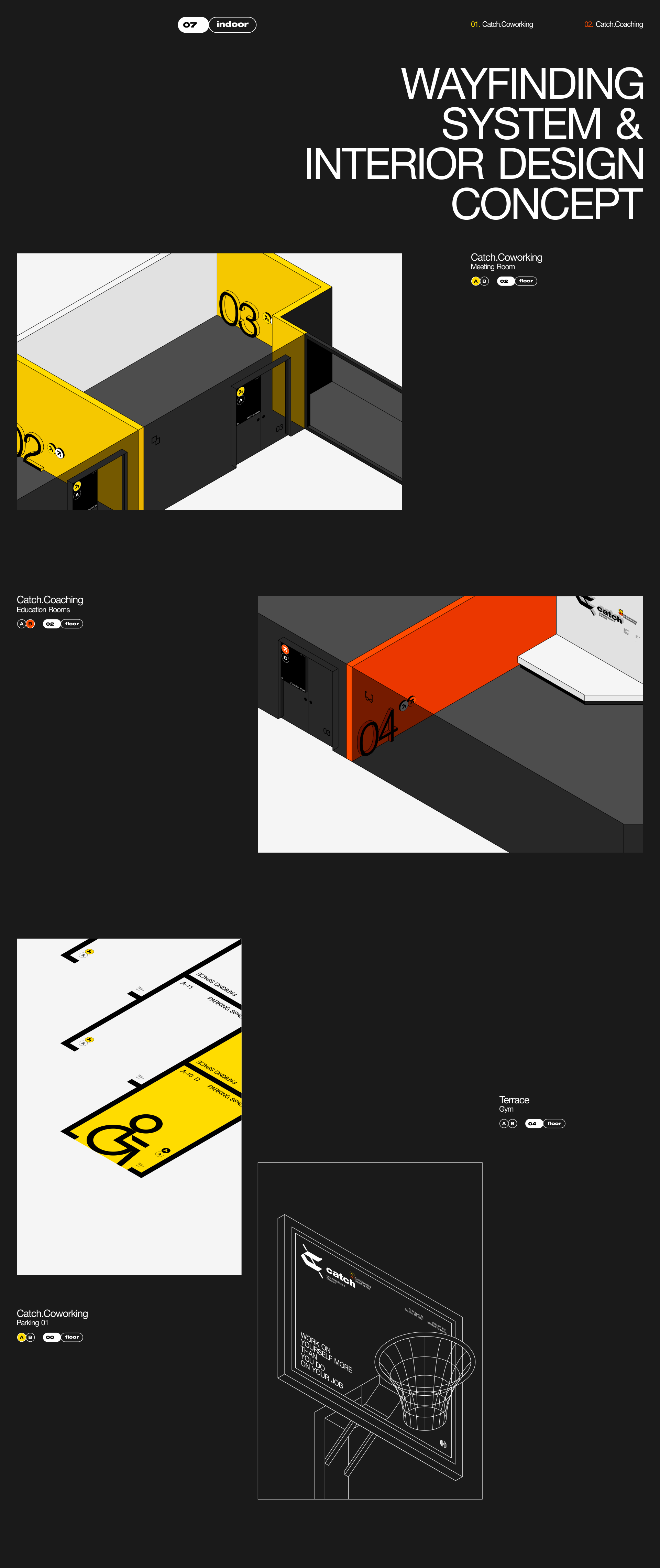 Catch — Wayfinding System Concept — Изображение №14 — Брендинг, Графика на Dprofile