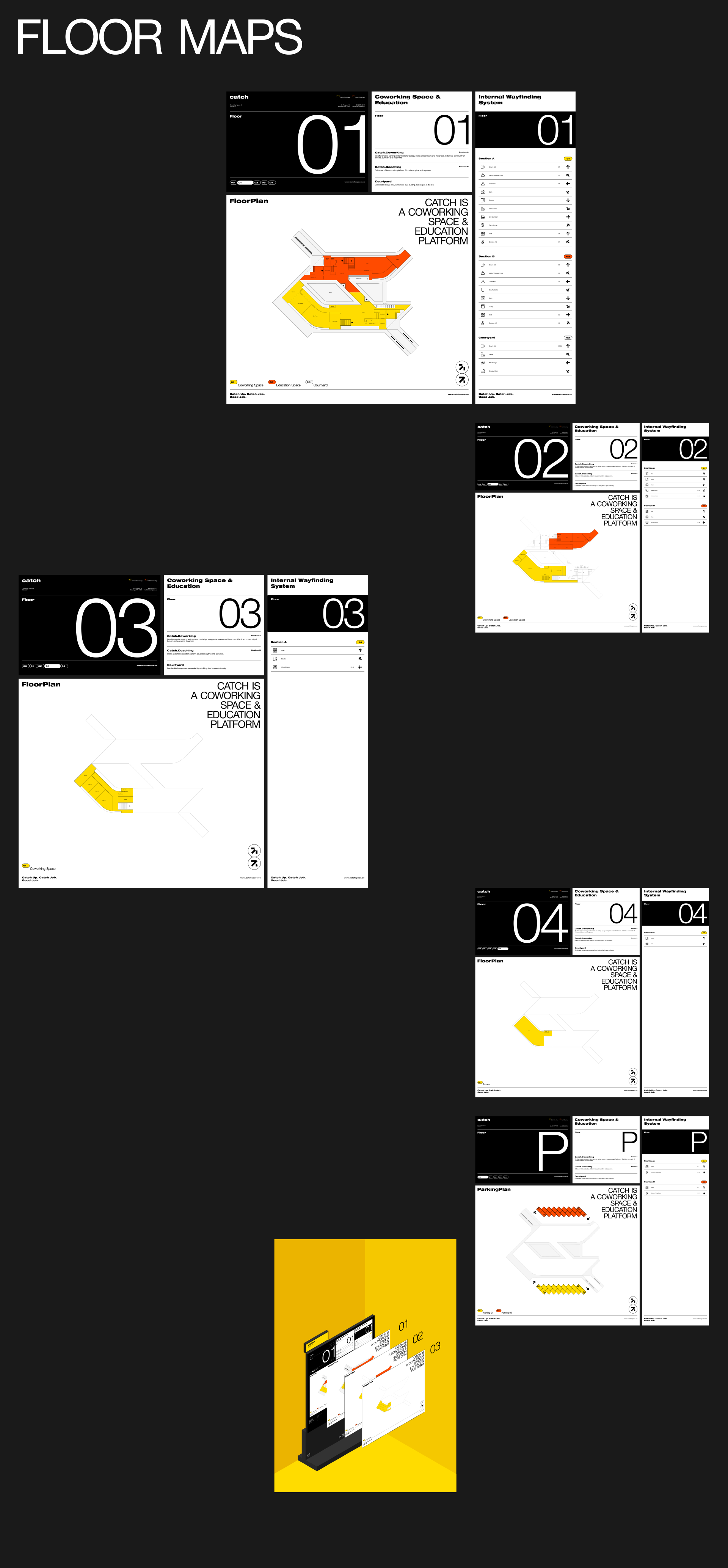 Catch — Wayfinding System Concept — Изображение №10 — Брендинг, Графика на Dprofile