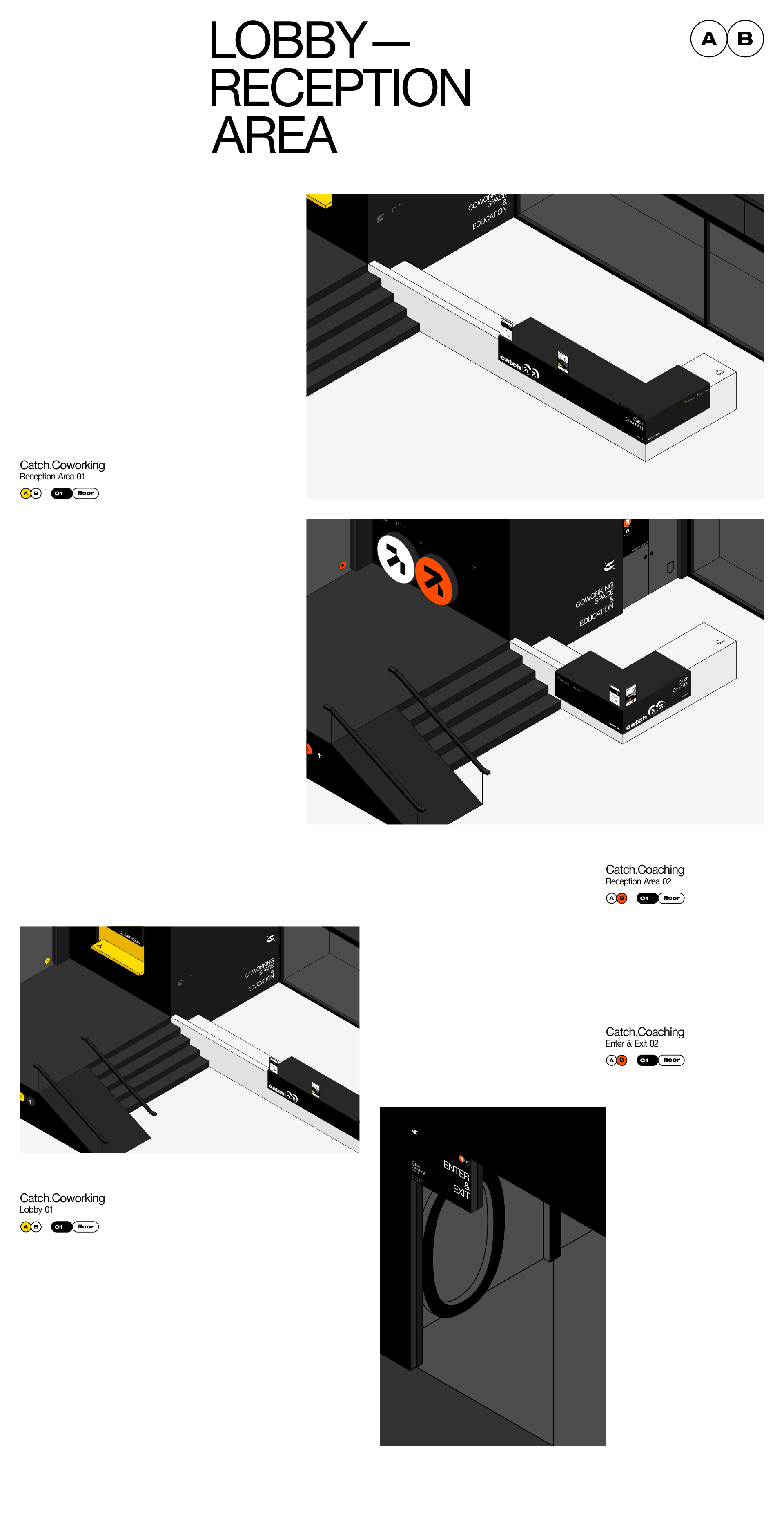 Catch — Wayfinding System Concept — Изображение №15 — Брендинг, Графика на Dprofile