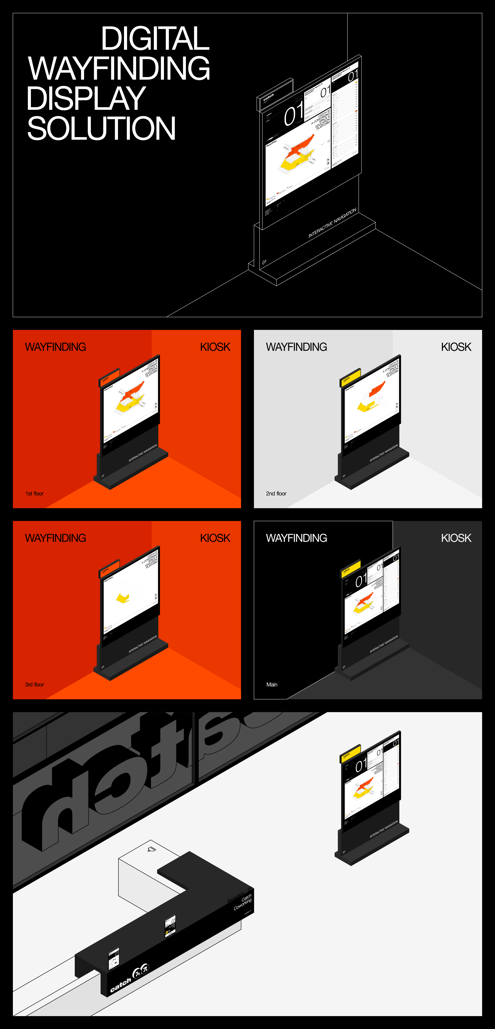 Catch — Wayfinding System Concept — Изображение №9 — Брендинг, Графика на Dprofile