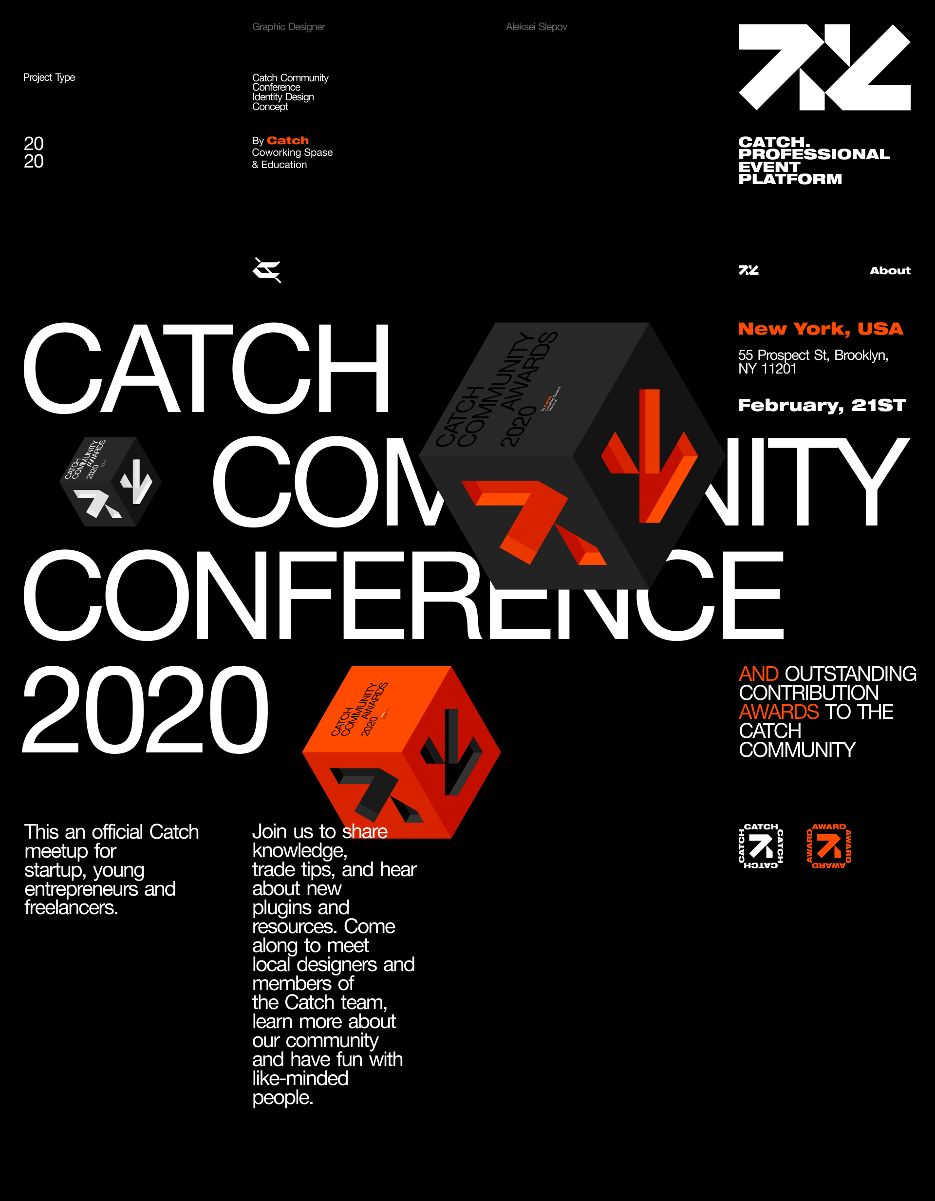 Catch Community Conference & Awards — Изображение №1 — Брендинг, Графика на Dprofile
