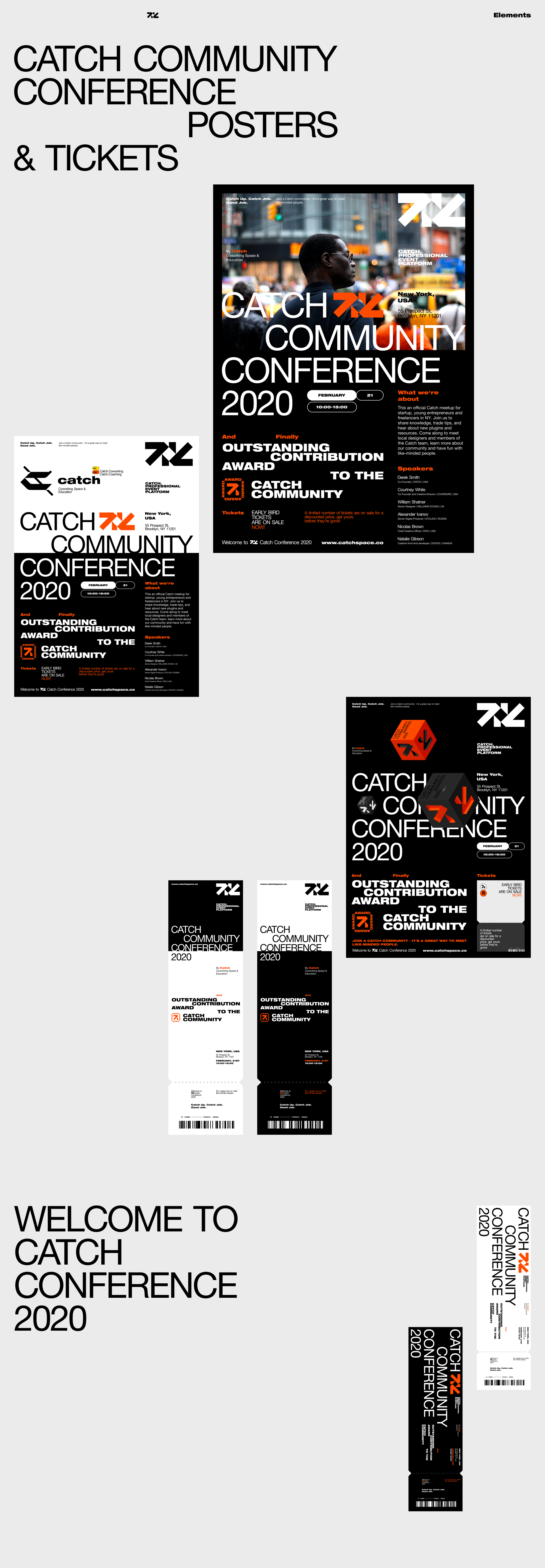 Catch Community Conference & Awards — Изображение №6 — Брендинг, Графика на Dprofile