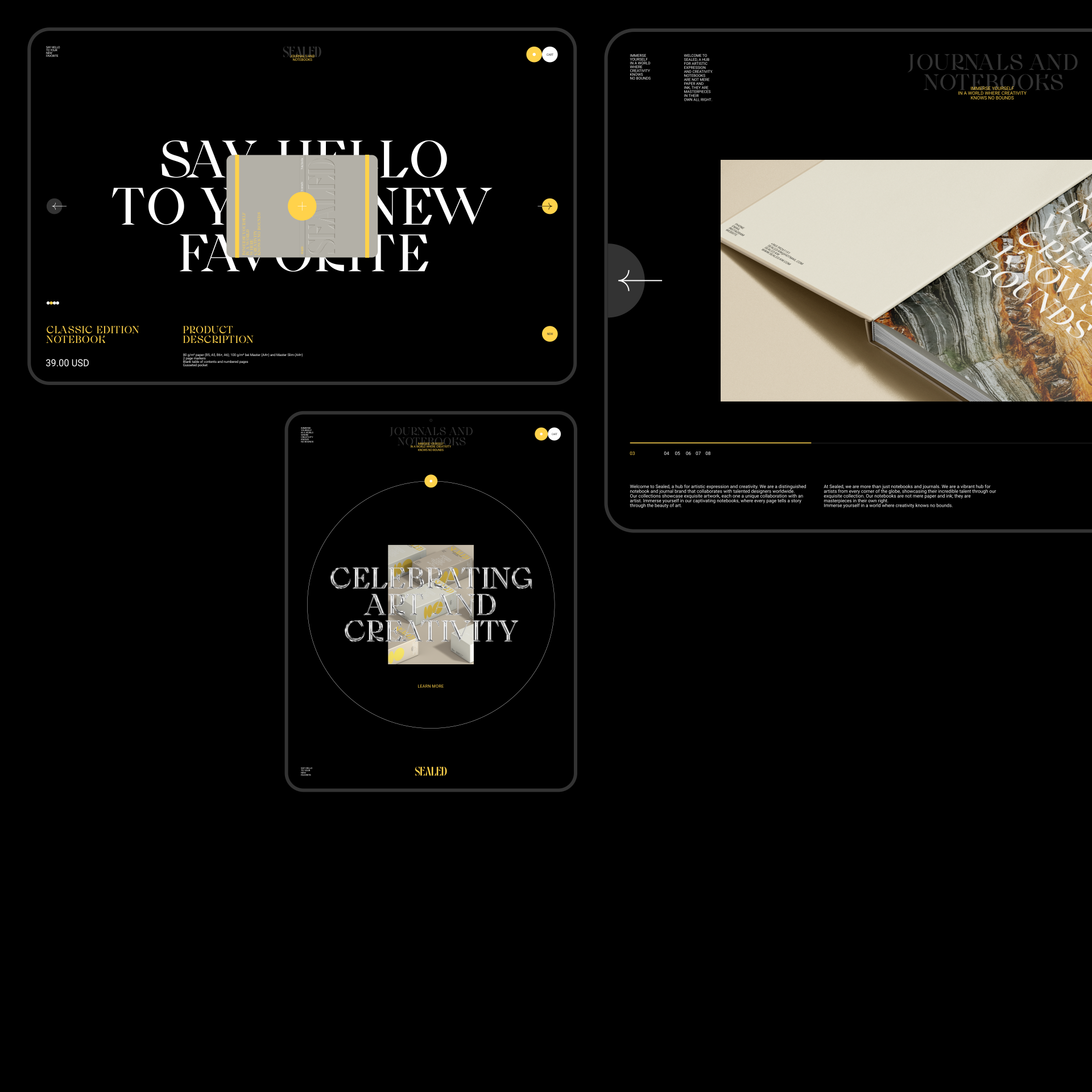 Sealed — Visual Design — Изображение №14 — Интерфейсы, Брендинг на Dprofile
